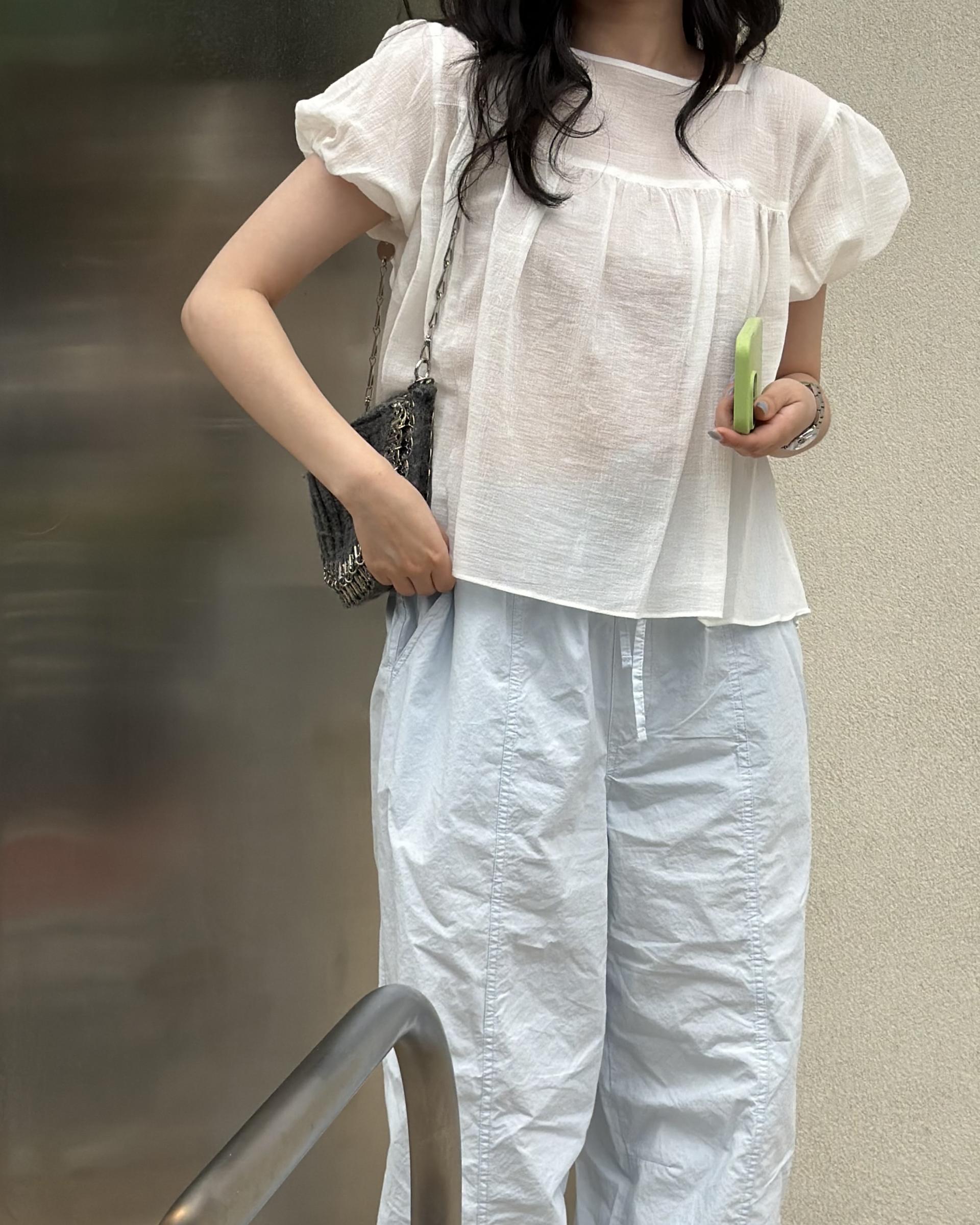 kid pants (butter/baby blue)