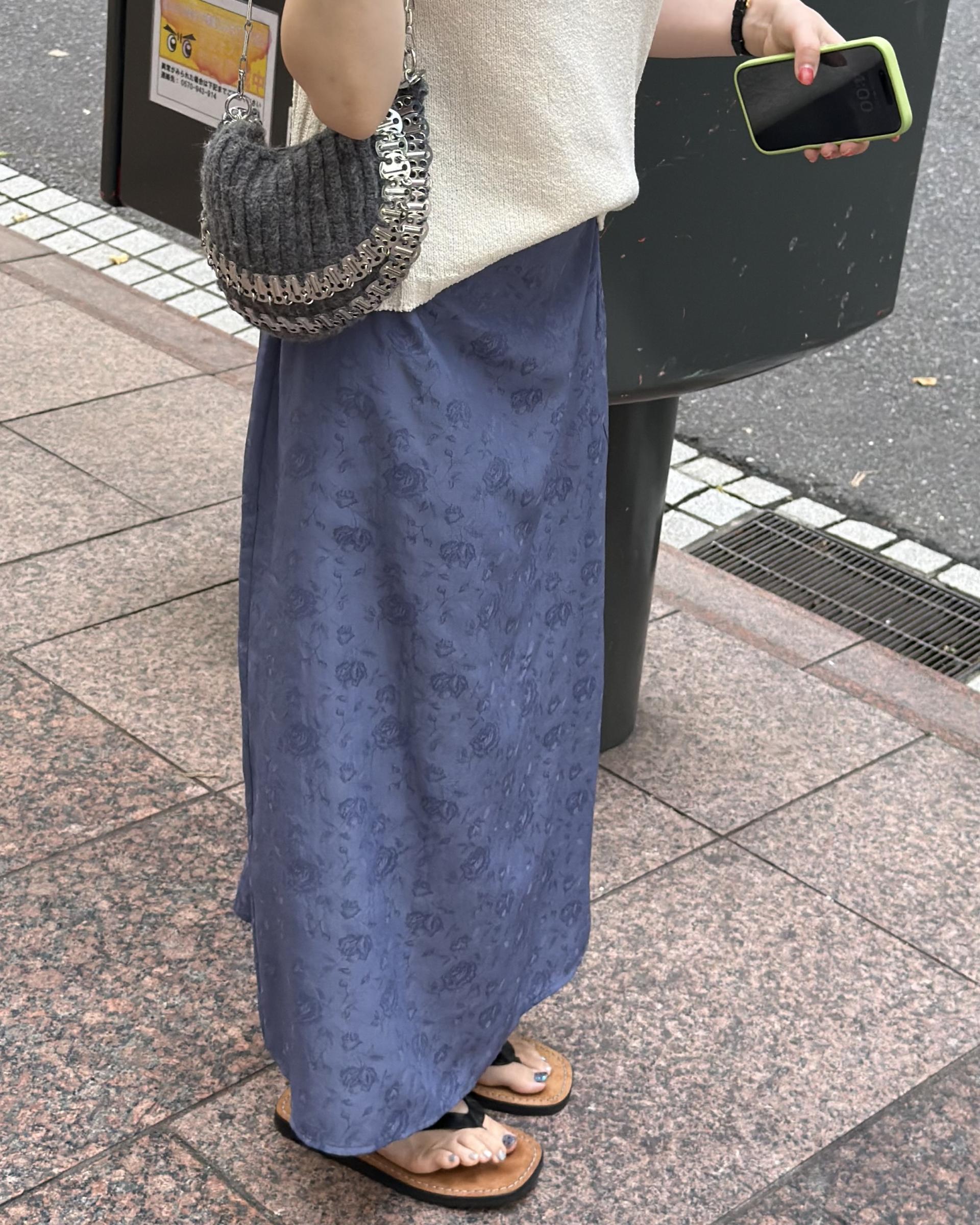 emma half knit (cream/pale grey/charcoal)