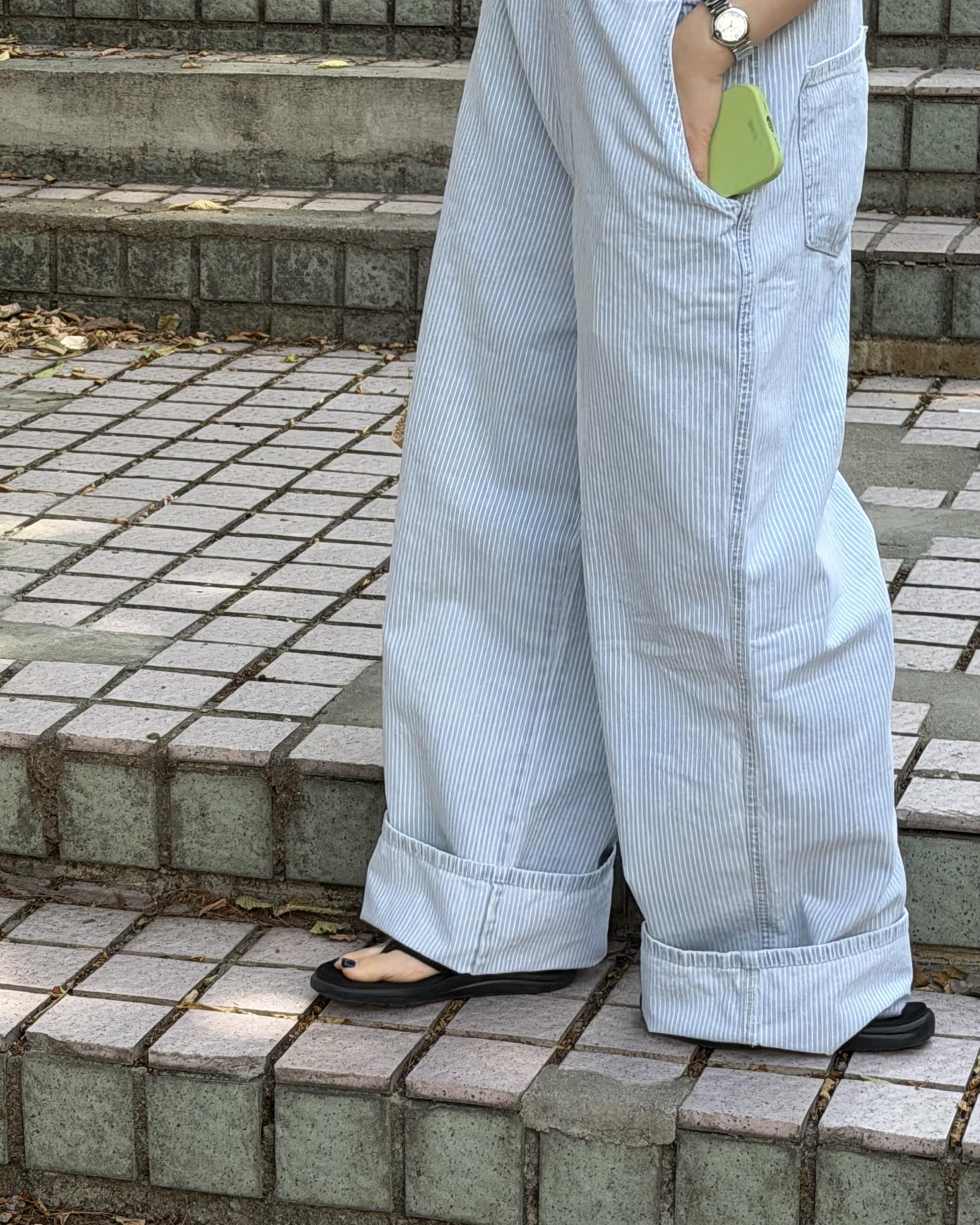 donkey stripe overall