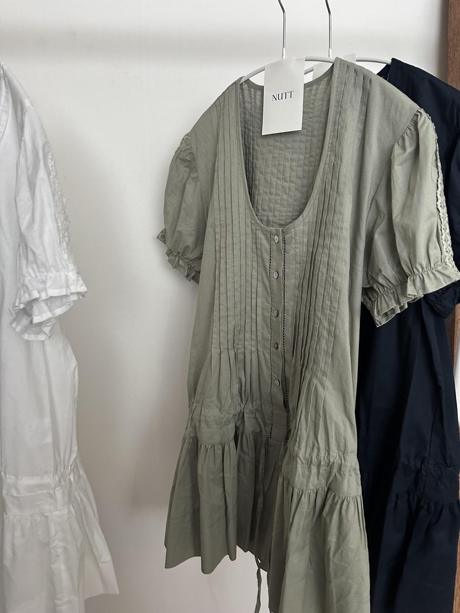 deborah pintuck dress (khaki/ivory/navy) 소재추가