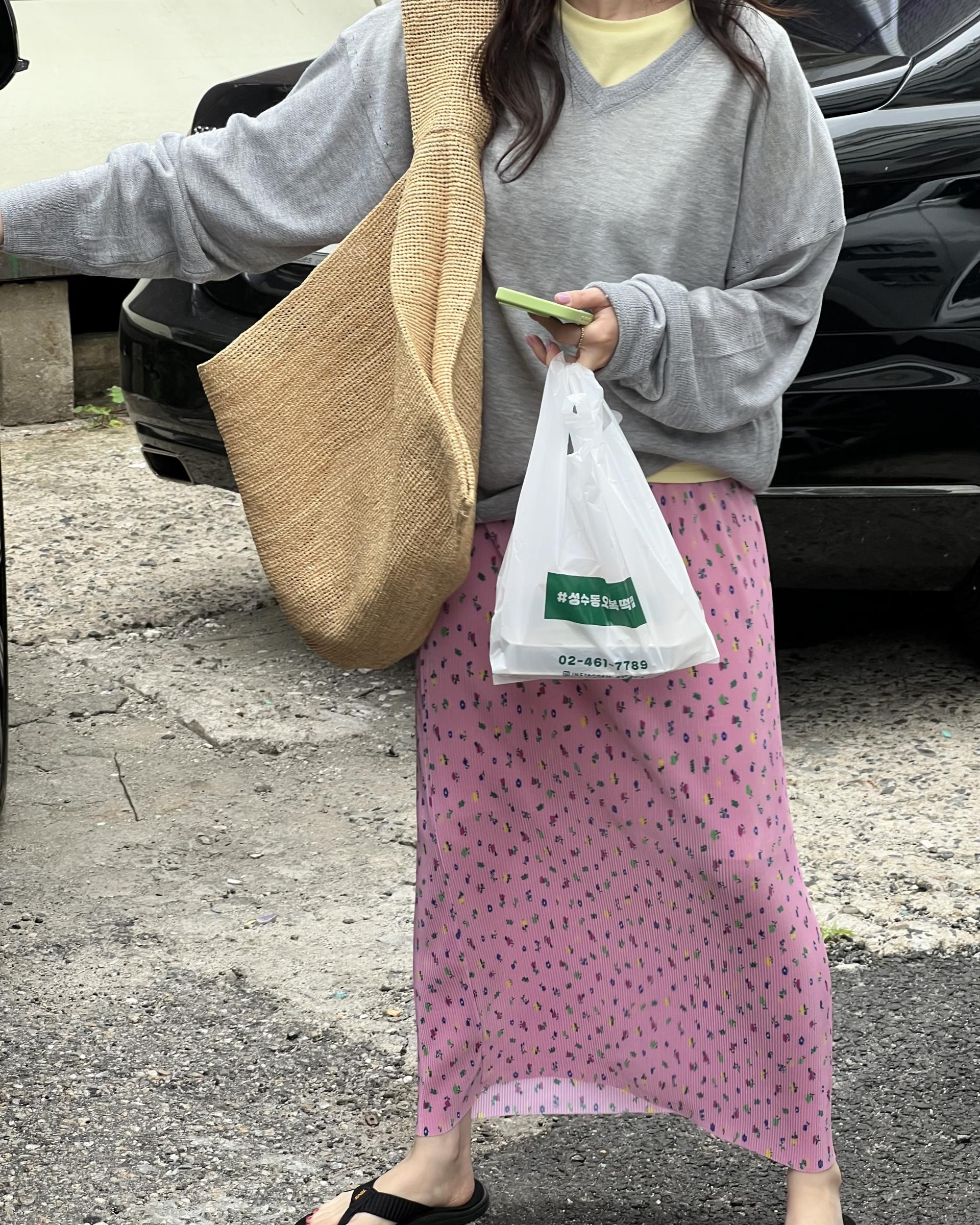 <made> penne skirt (bubble gum)