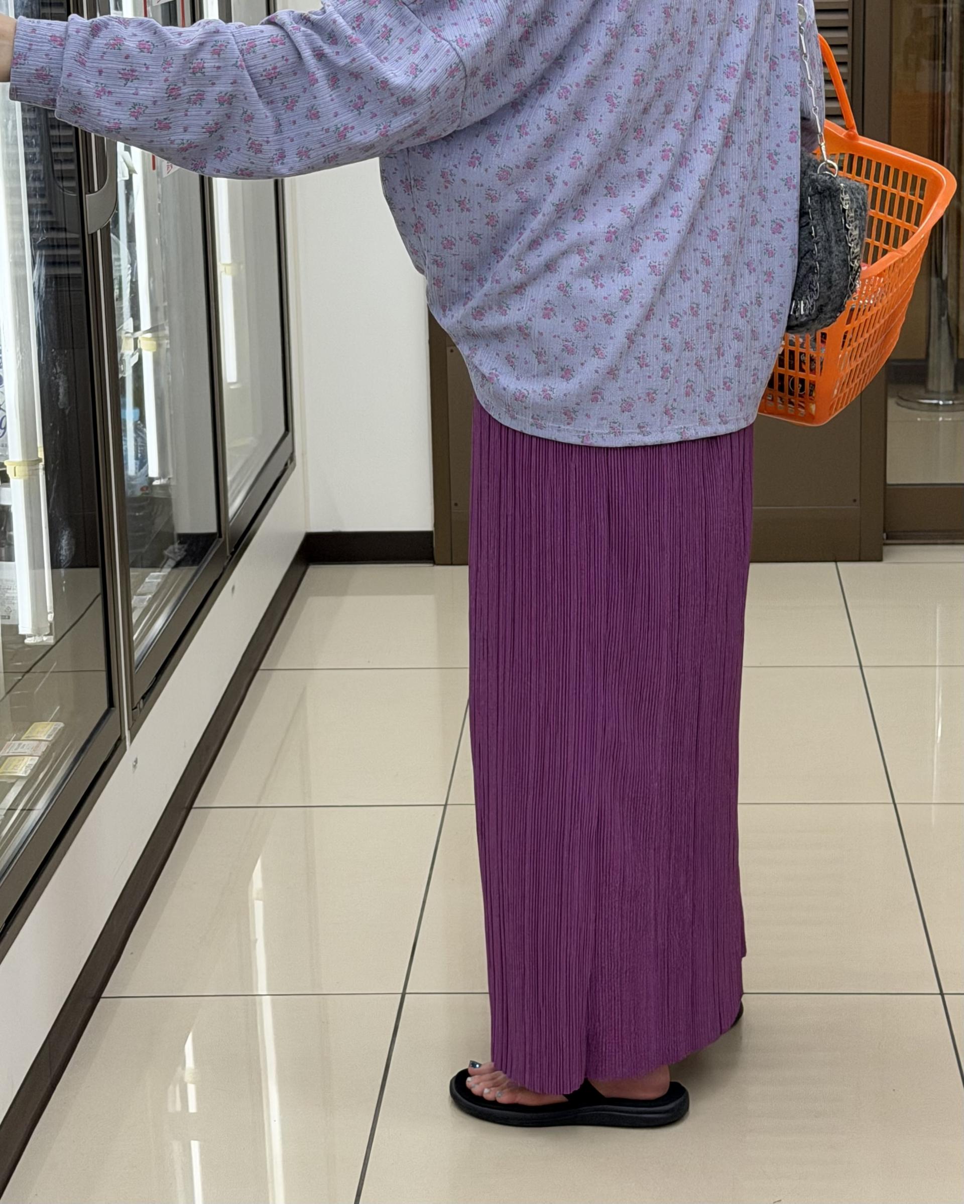 <made> penne skirt (violet)