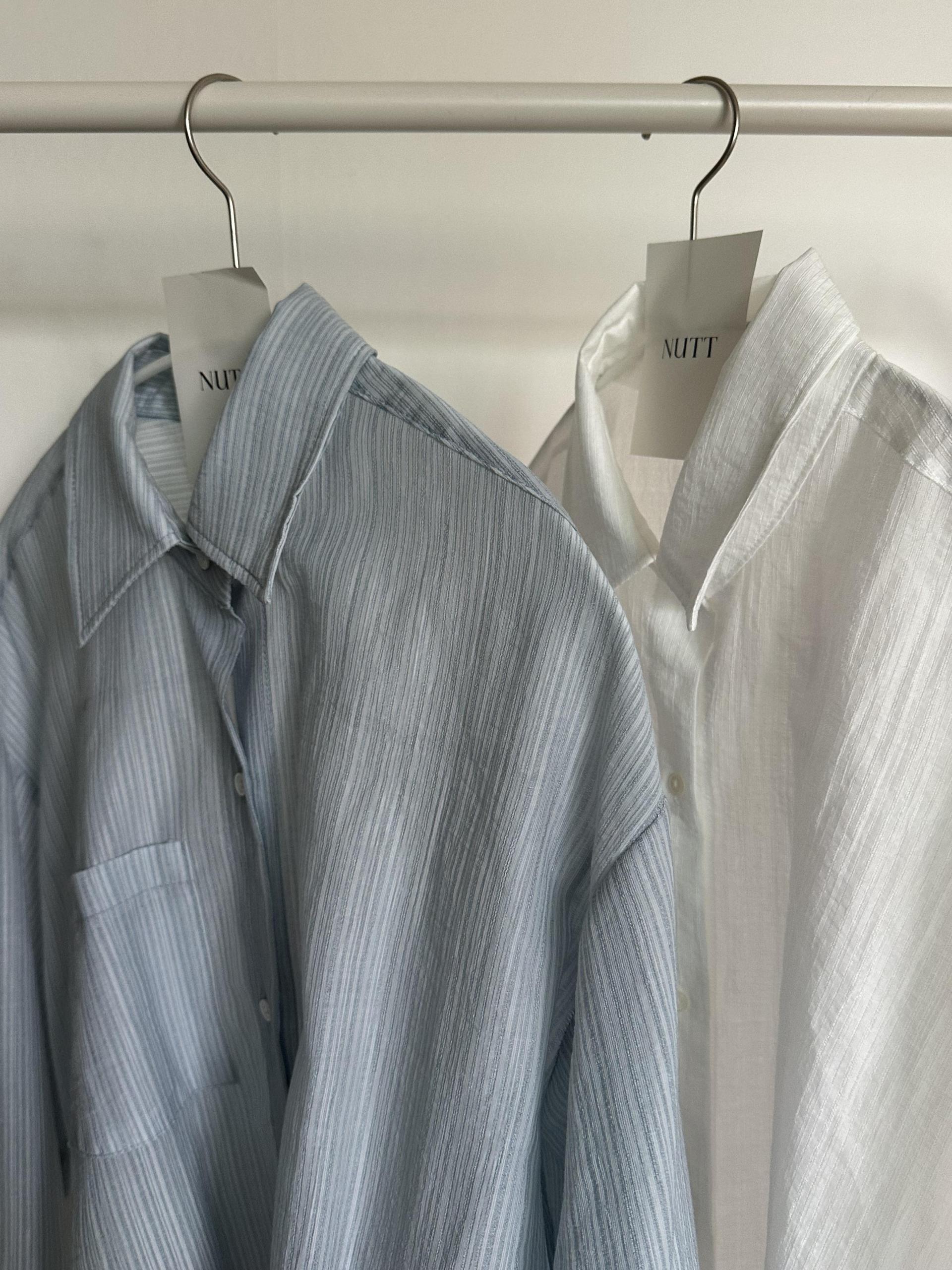 siena stripe shirt (blue/white)