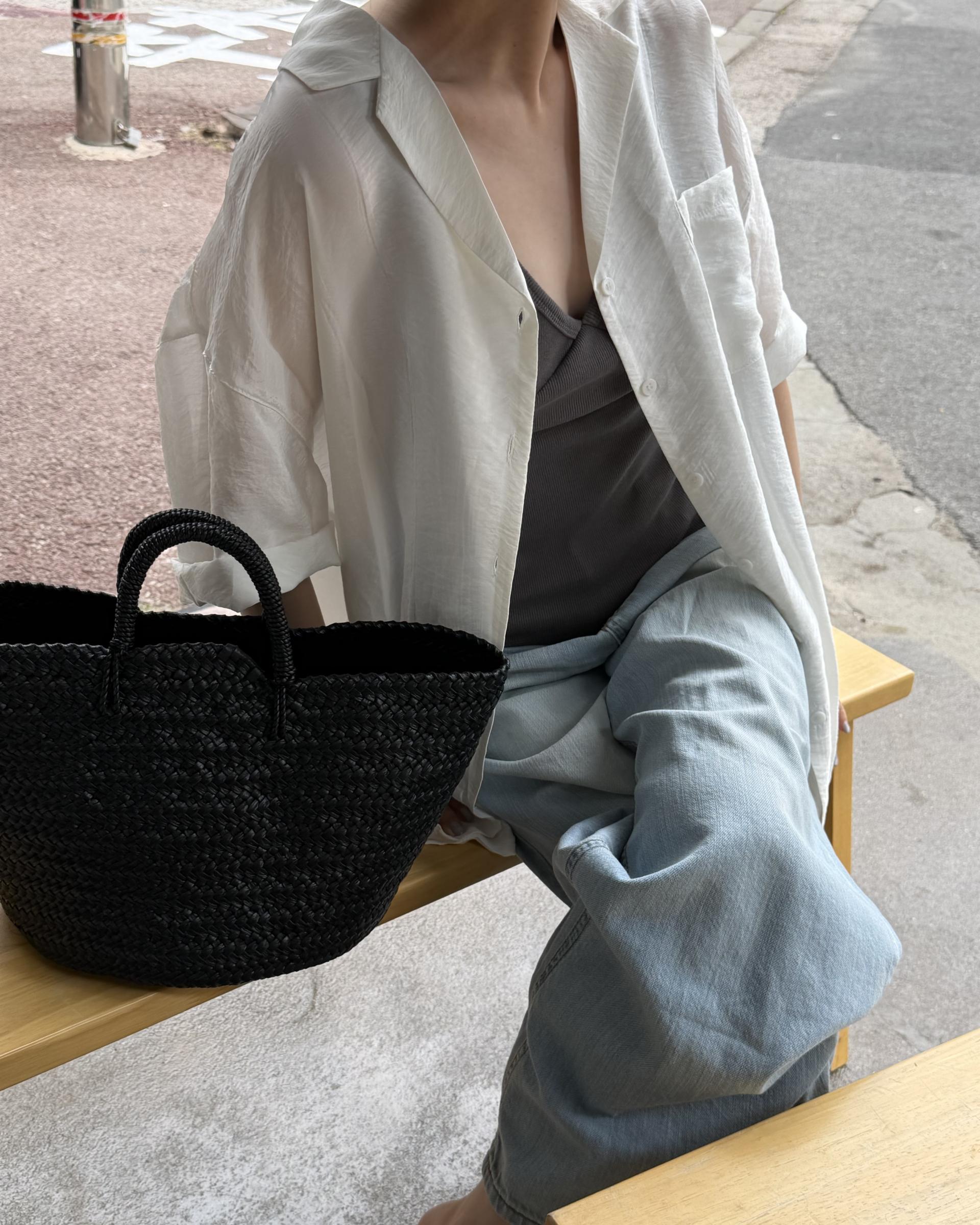 gloss half shirt (cream)