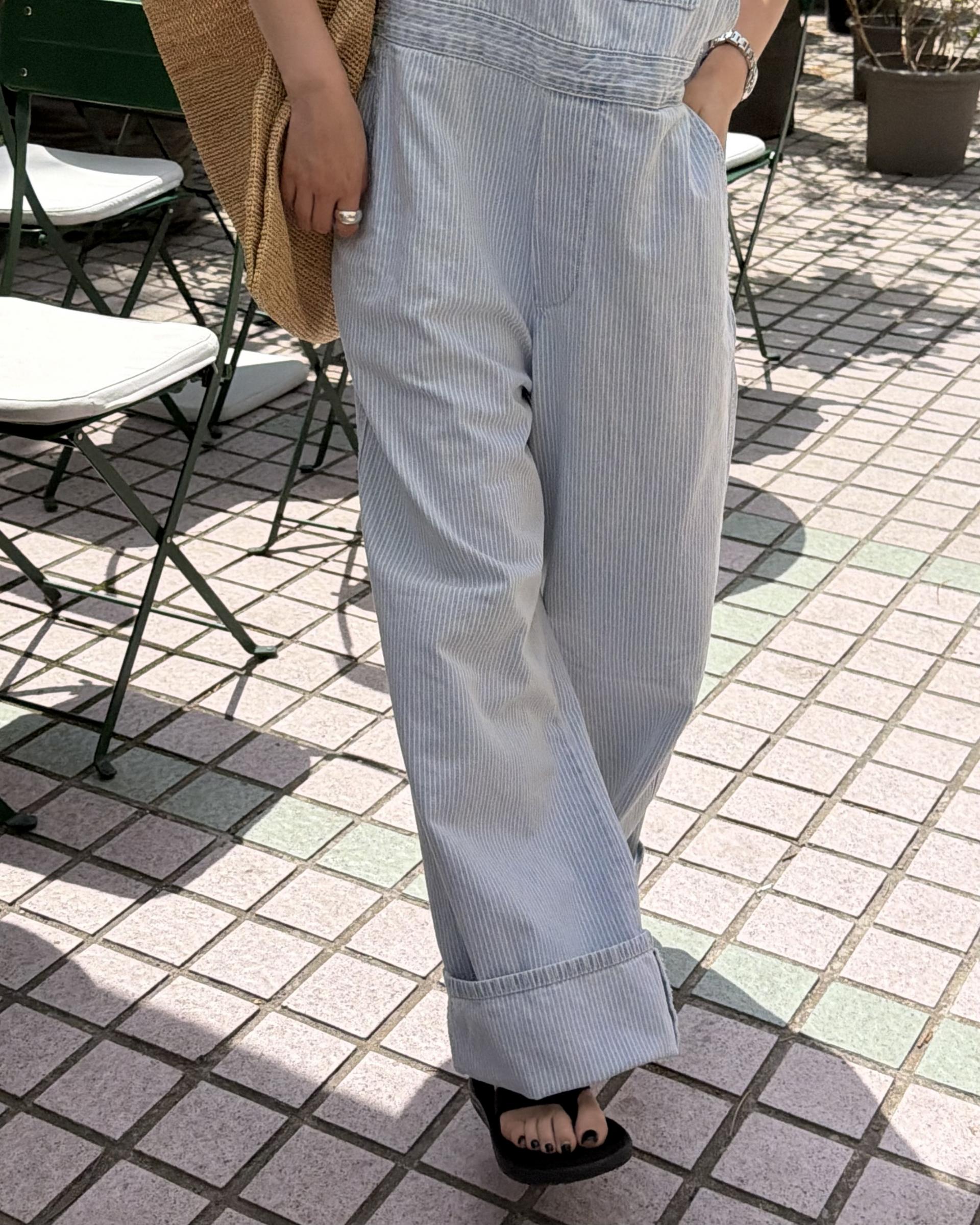 donkey stripe overall