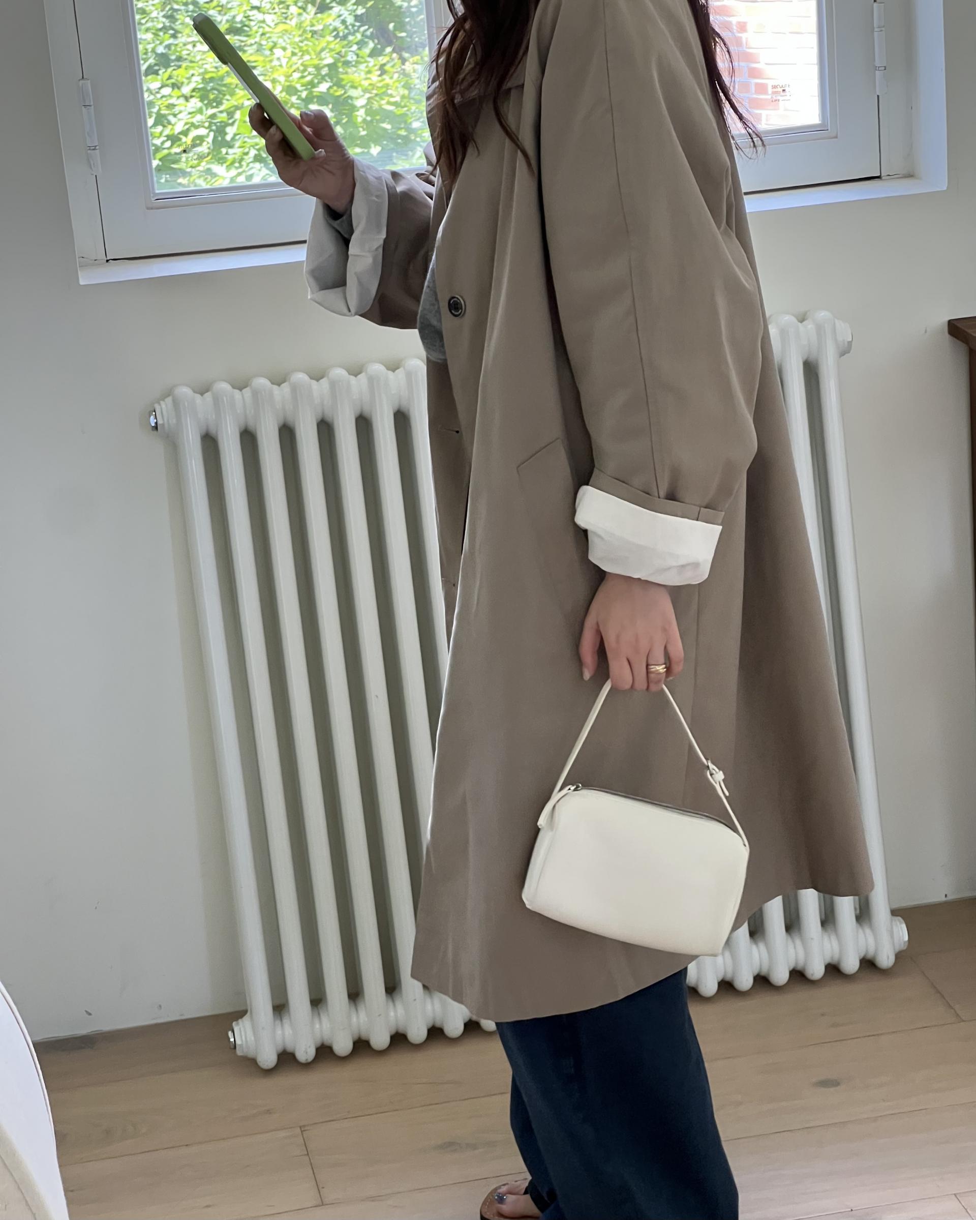 post single trench (khaki)