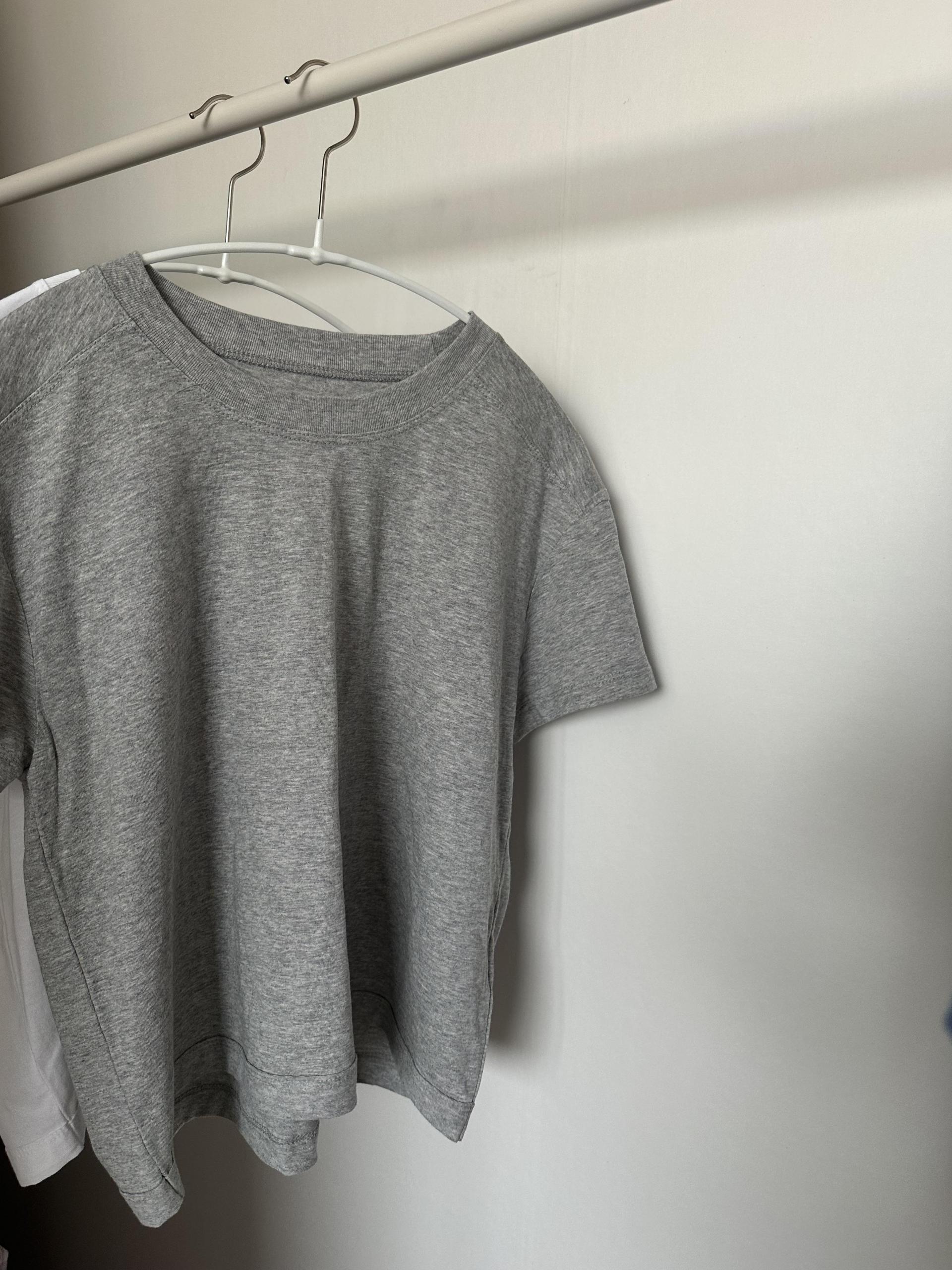 mile top (aqua blue/melange/white) 완