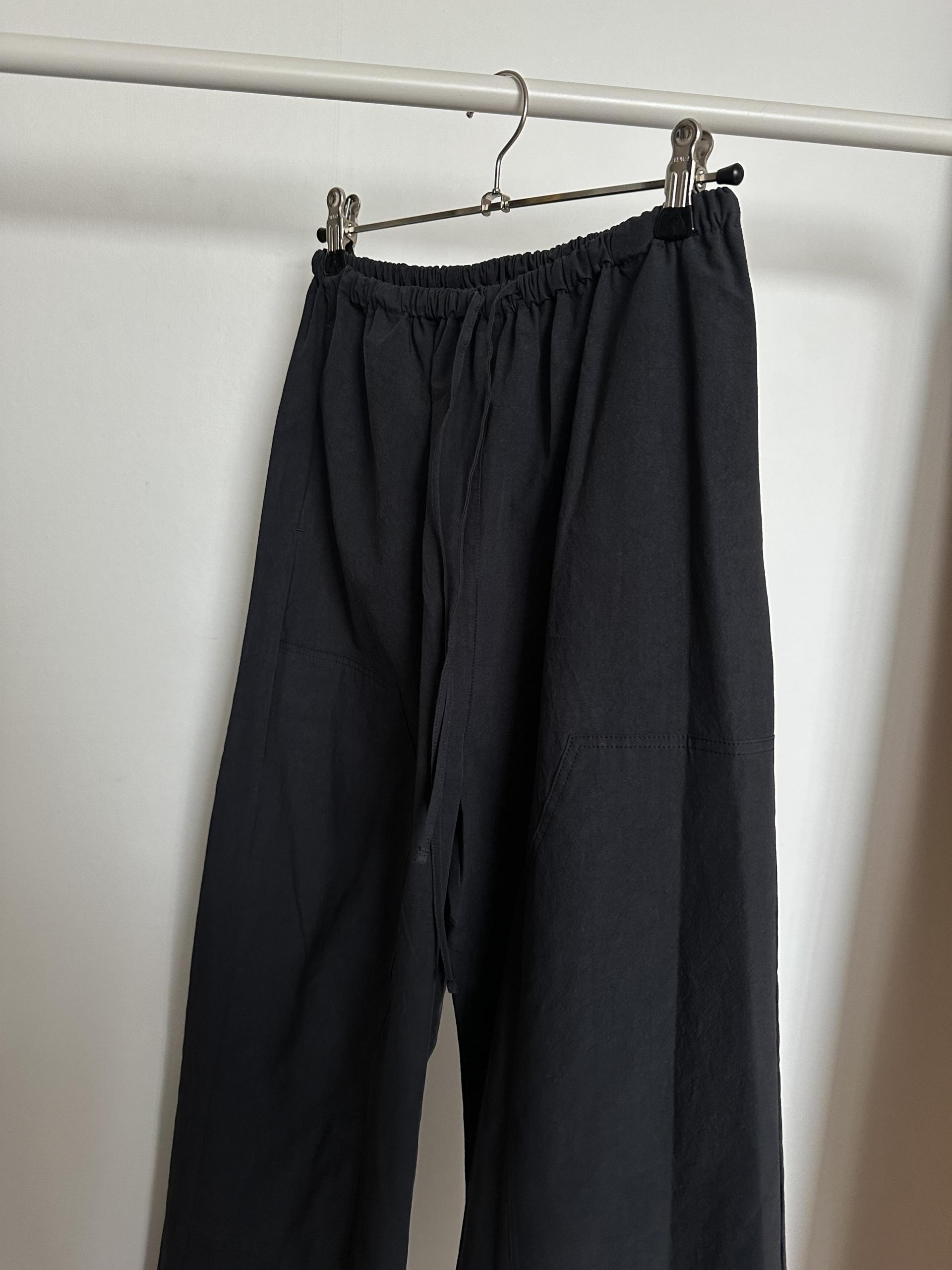 rusk cotton pants (charcoal/navy)