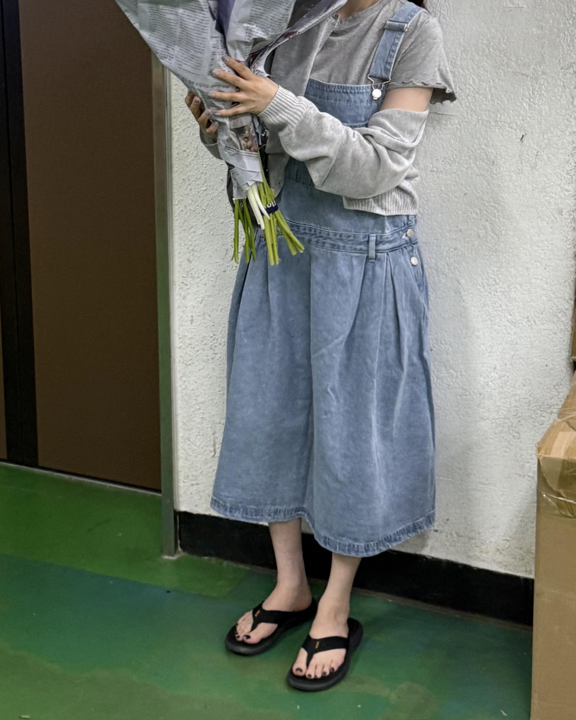 miguel denim overall