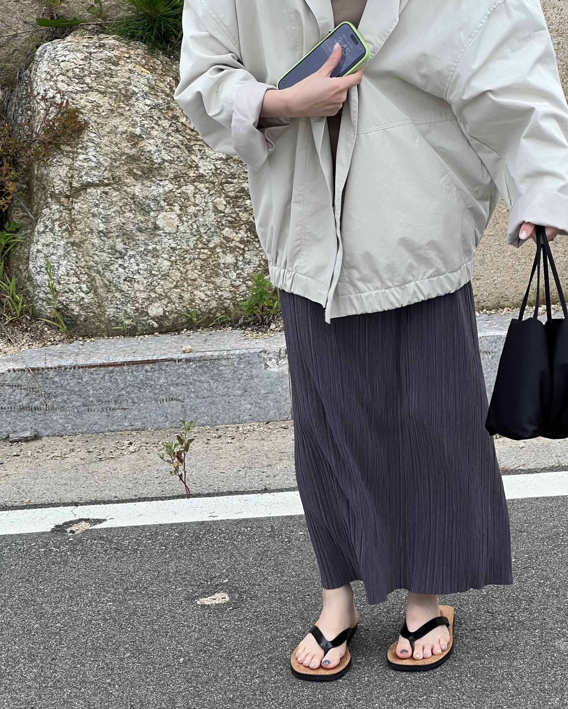 grocery half jumper (cream beige/navy)