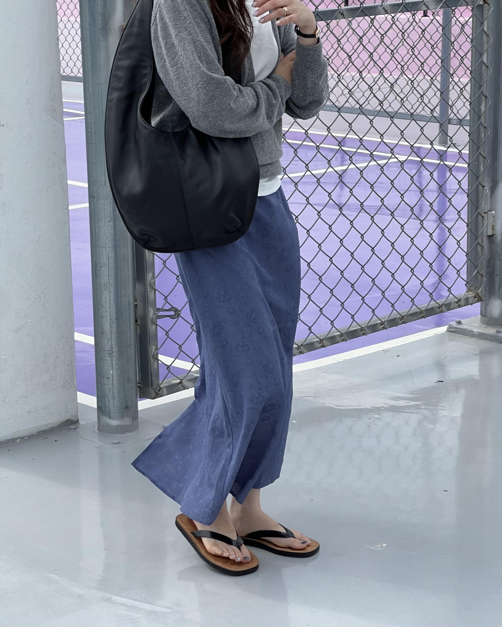 till deep v-neck knit (grey)