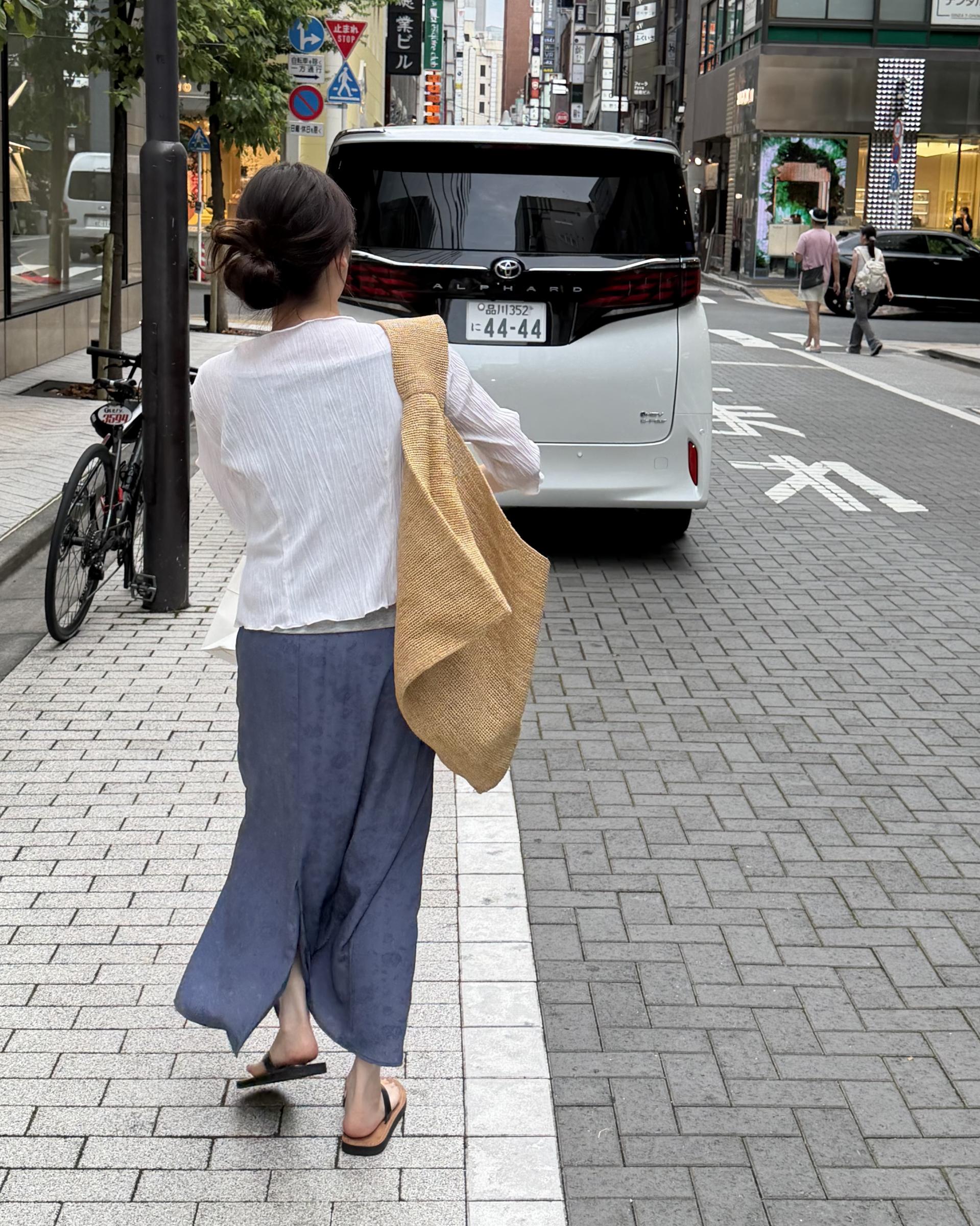 <made> Aoi jacquard skirt