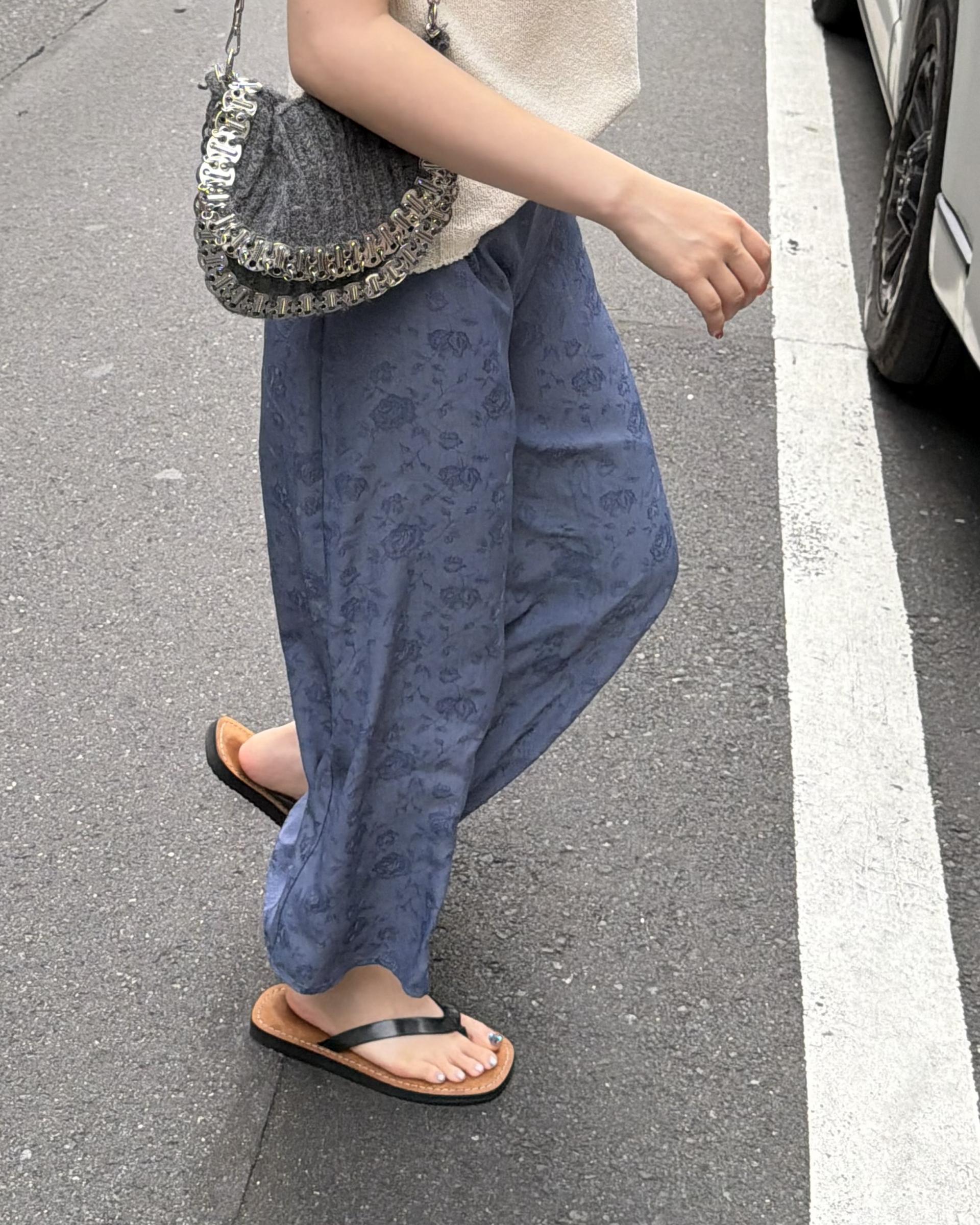 emma half knit (cream/pale grey/charcoal)