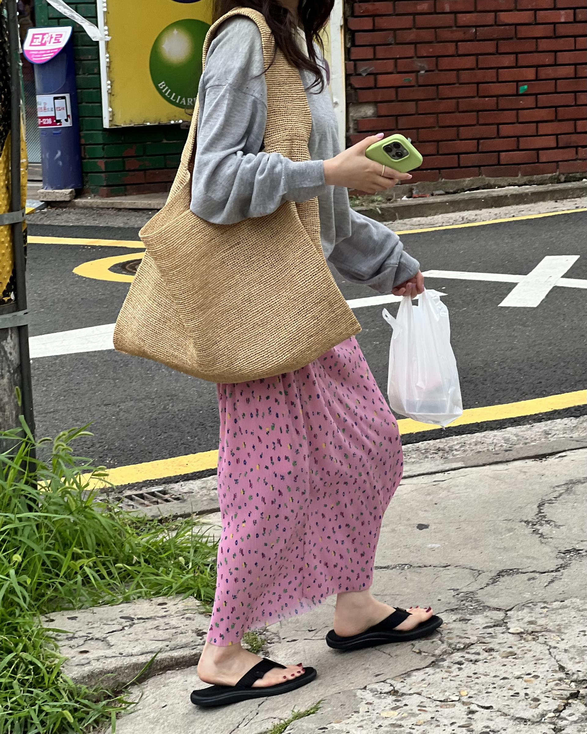 <made> penne skirt (bubble gum)