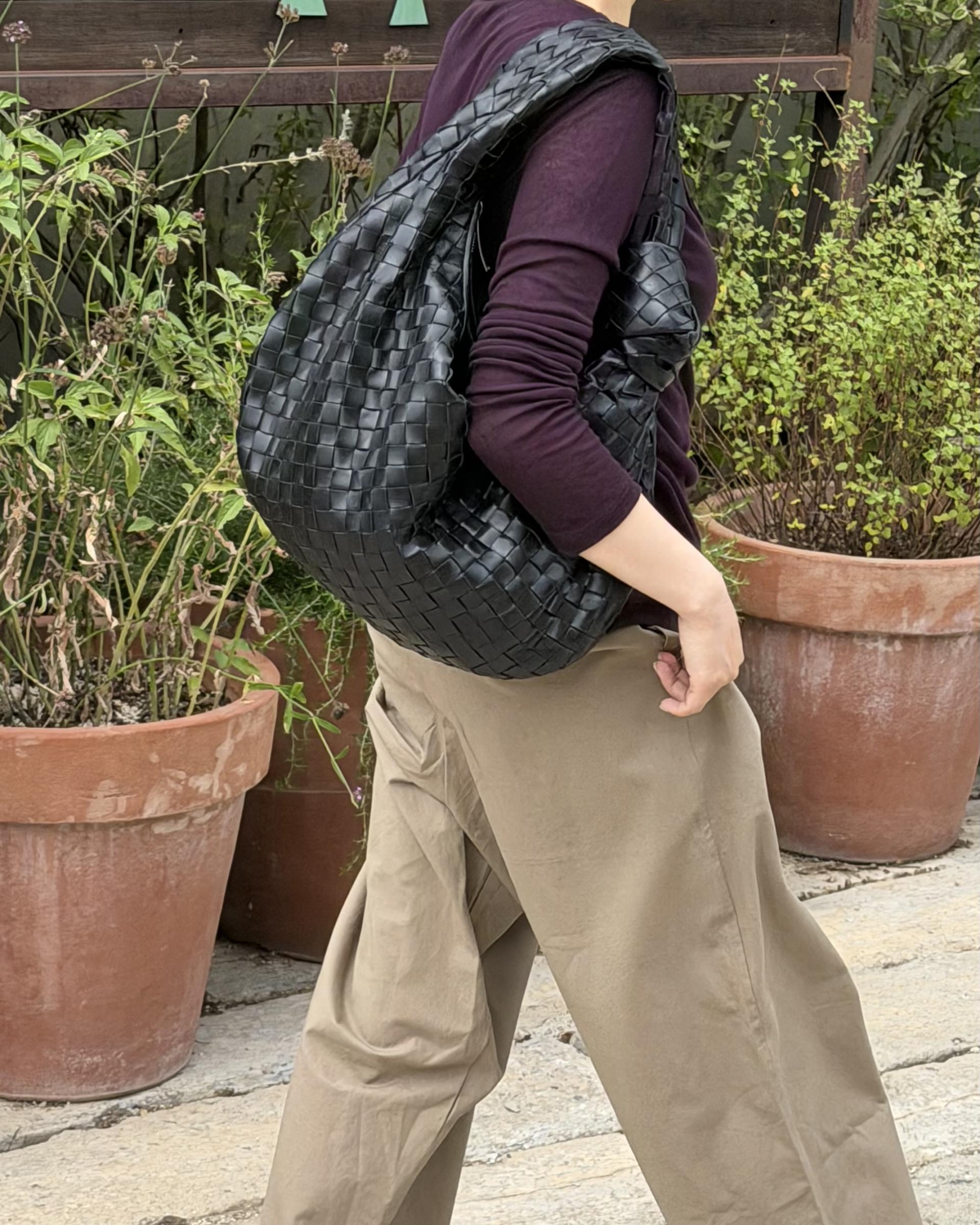 cotton pintuck pants (navy/cream/khaki)