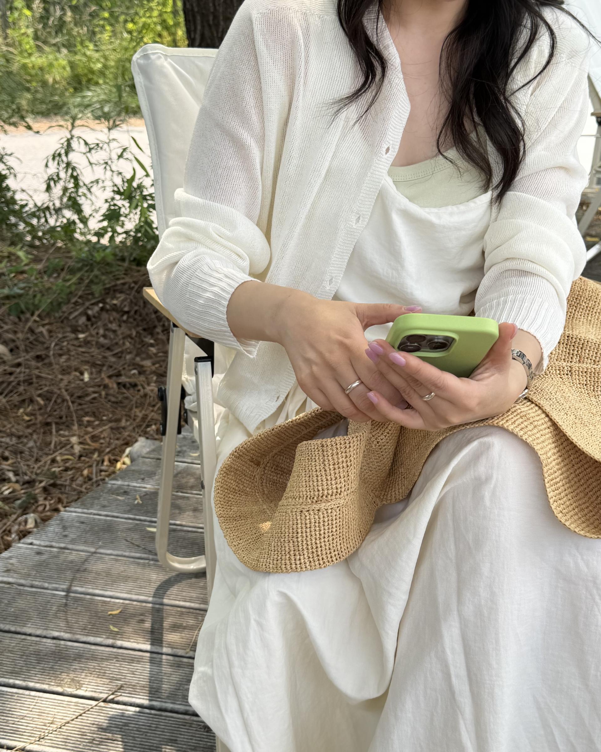 oatmeal dress (charcoal/cream)