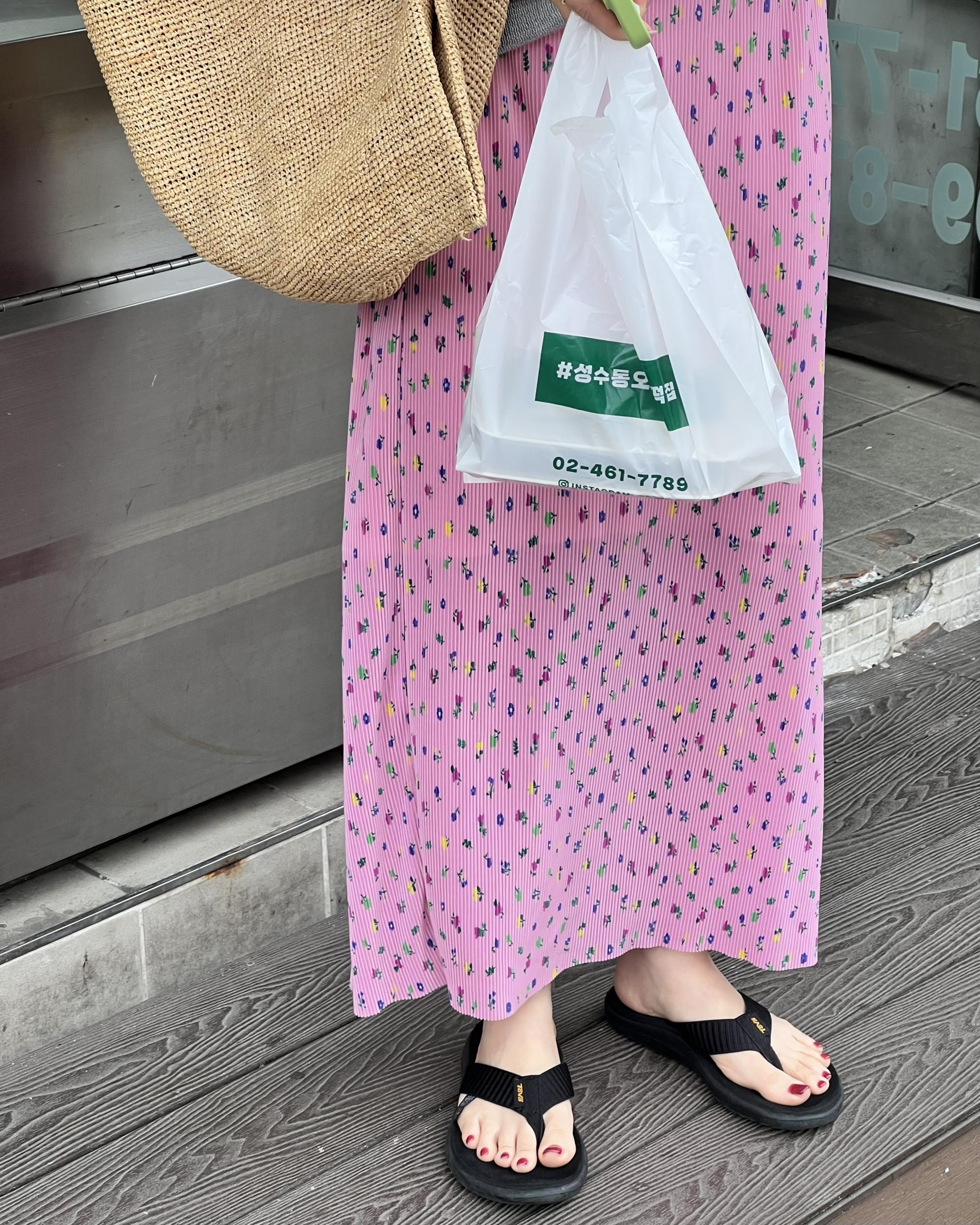 <made> penne skirt (bubble gum)