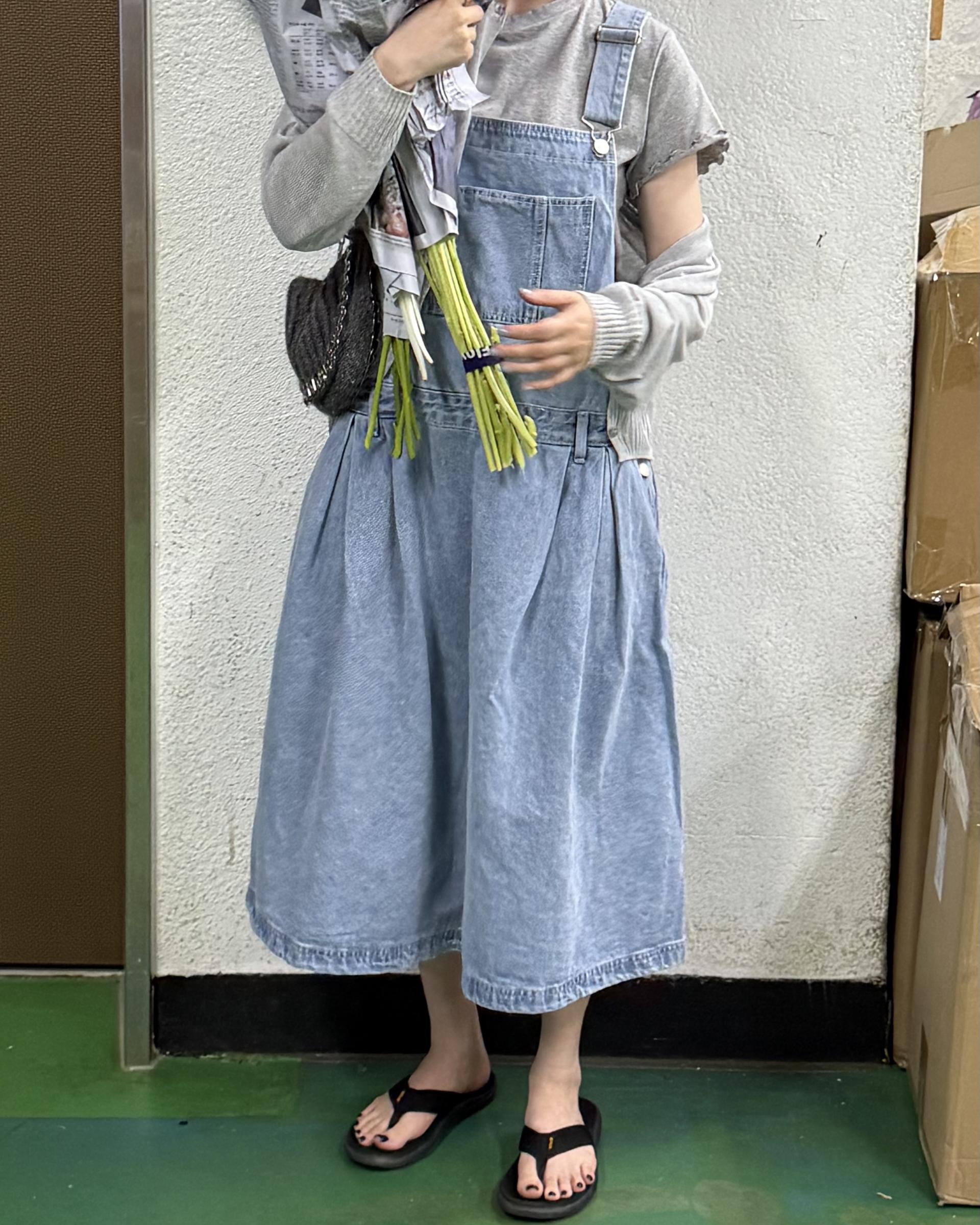 miguel denim overall