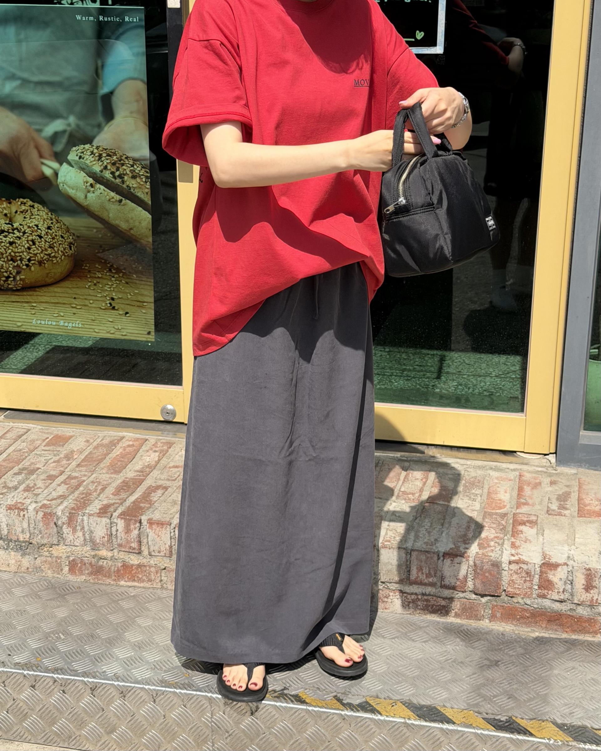 manhattan top (red/charcoal)