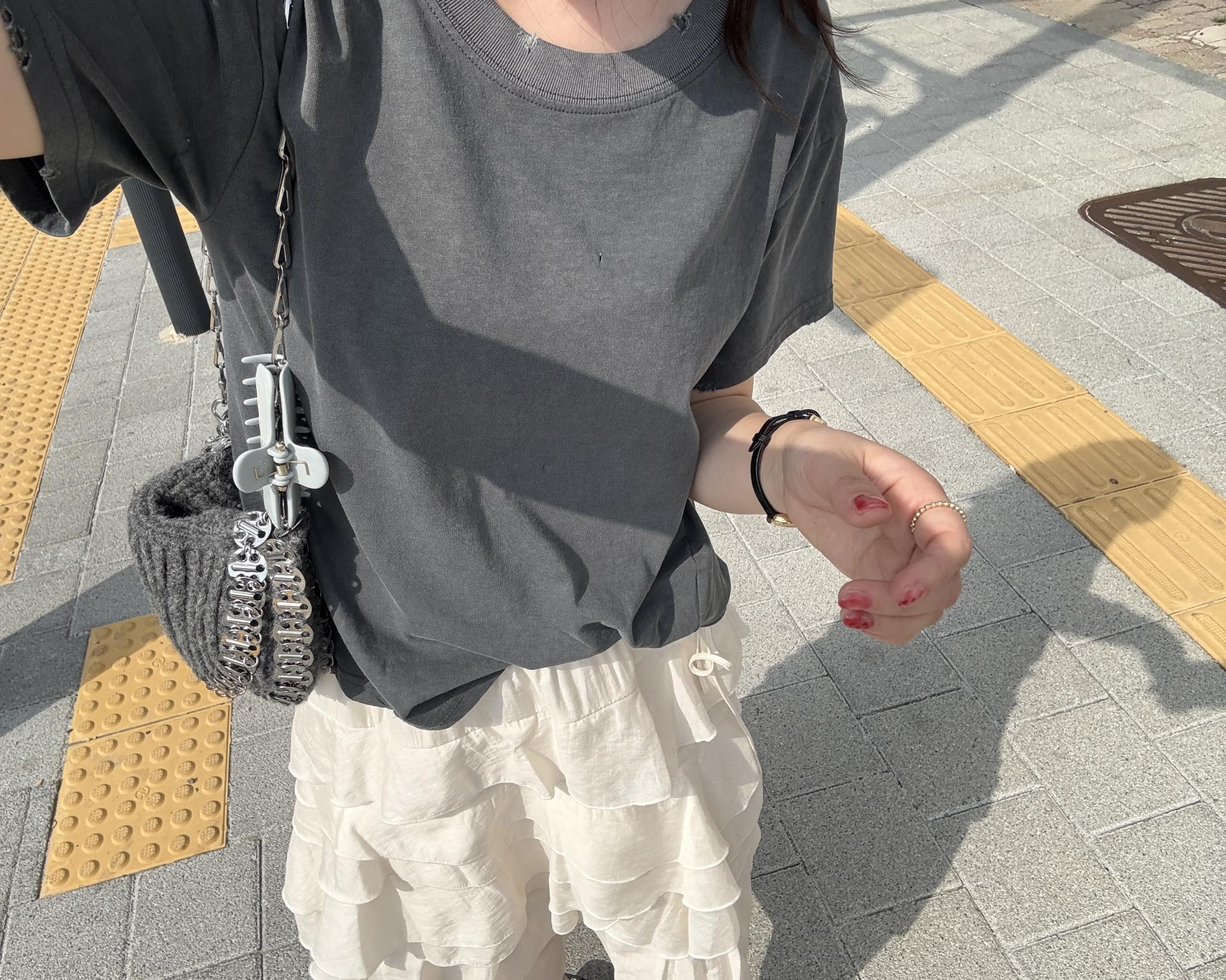 season top (charcoal/blue)