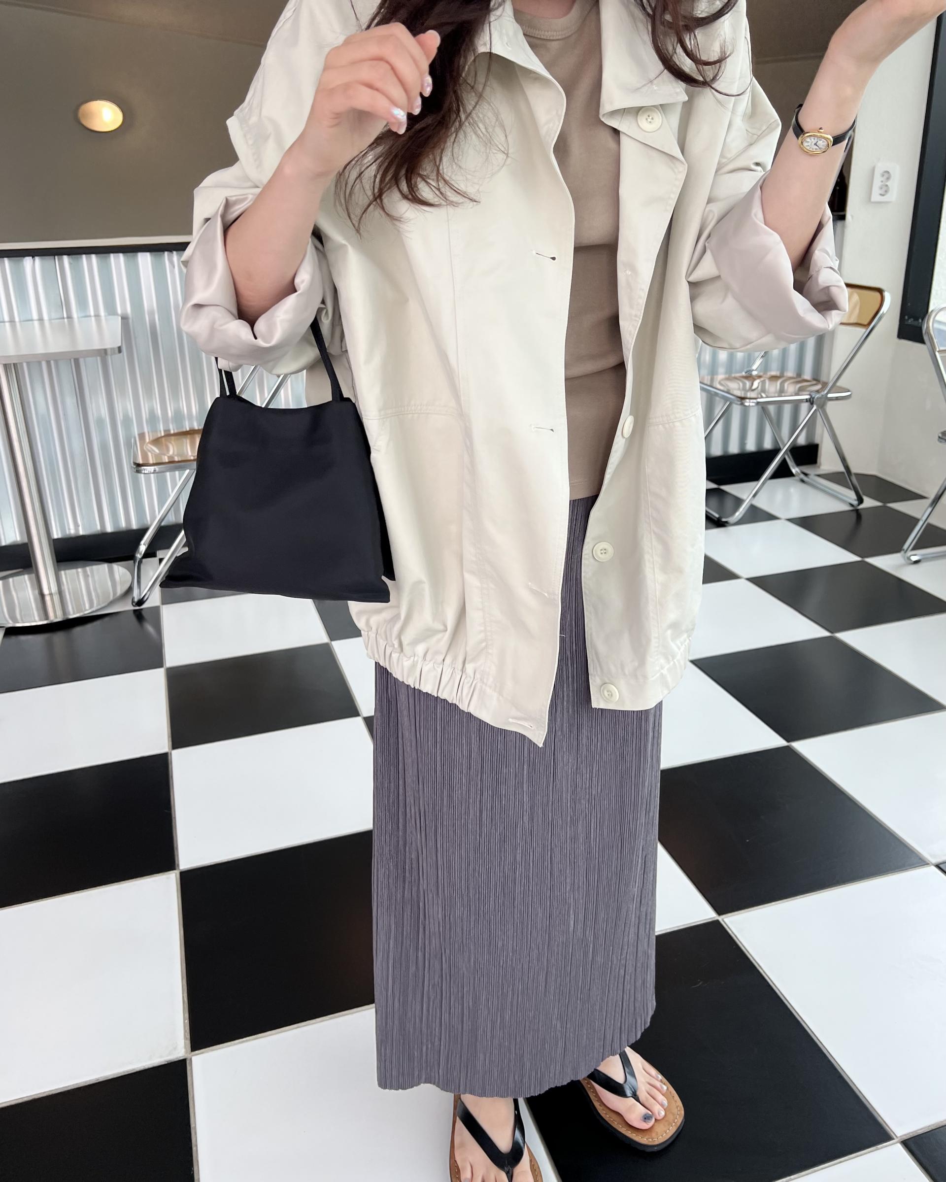 grocery half jumper (cream beige/navy)
