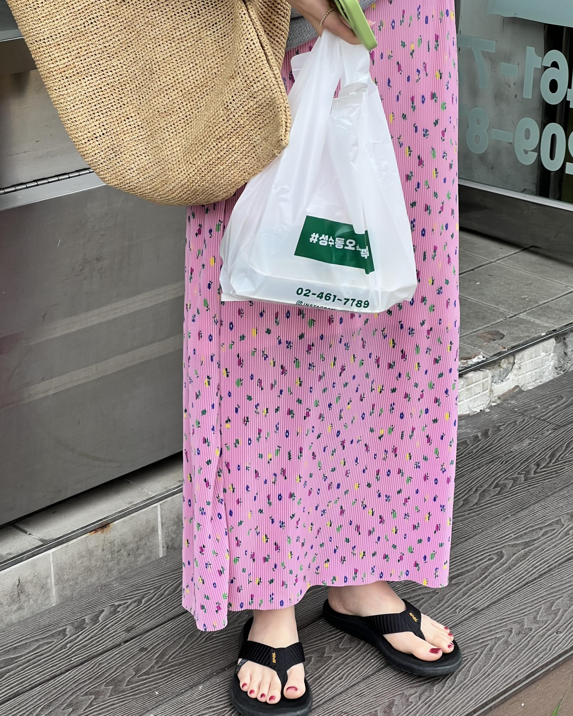 <made> penne skirt (bubble gum)