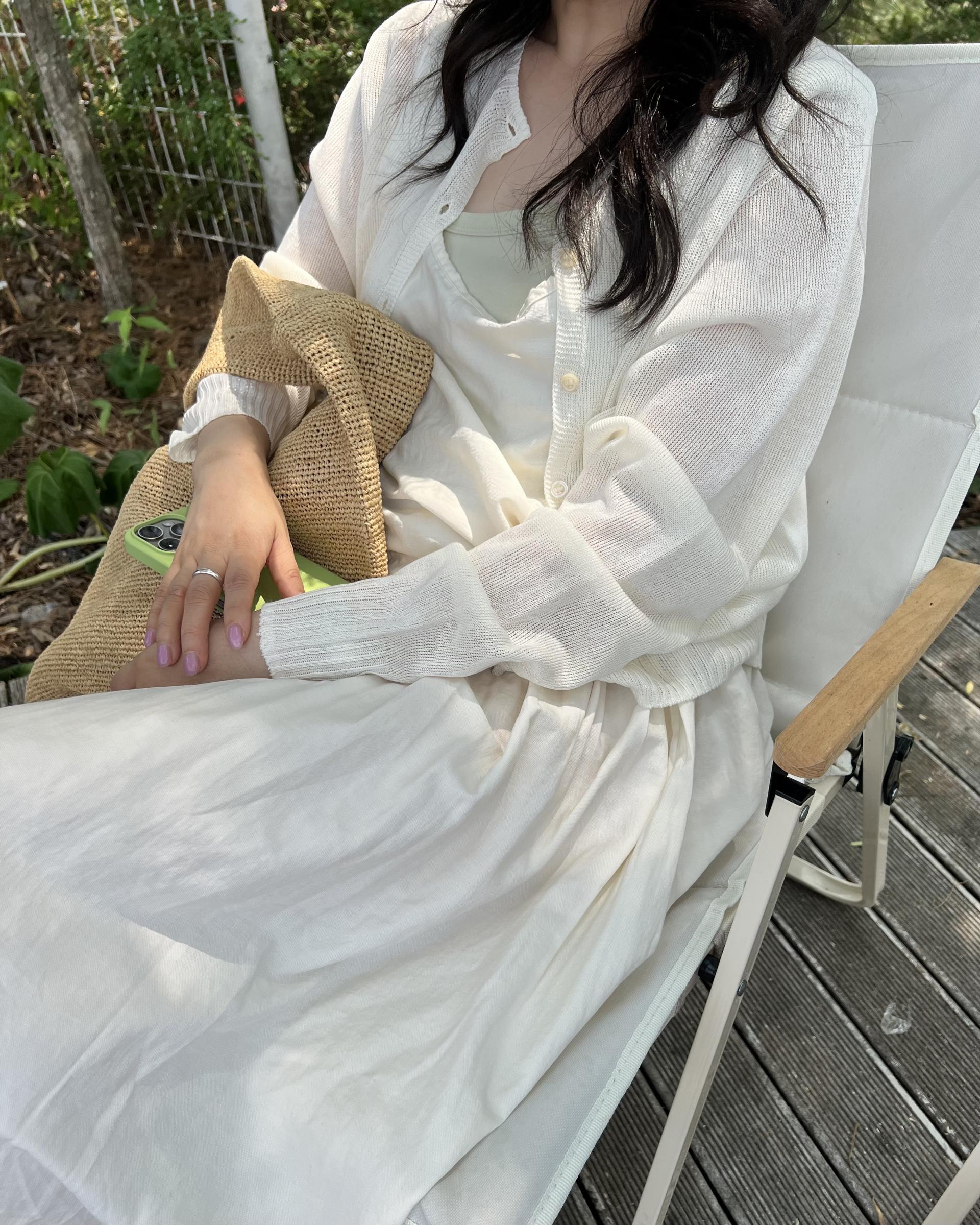 oatmeal dress (charcoal/cream)
