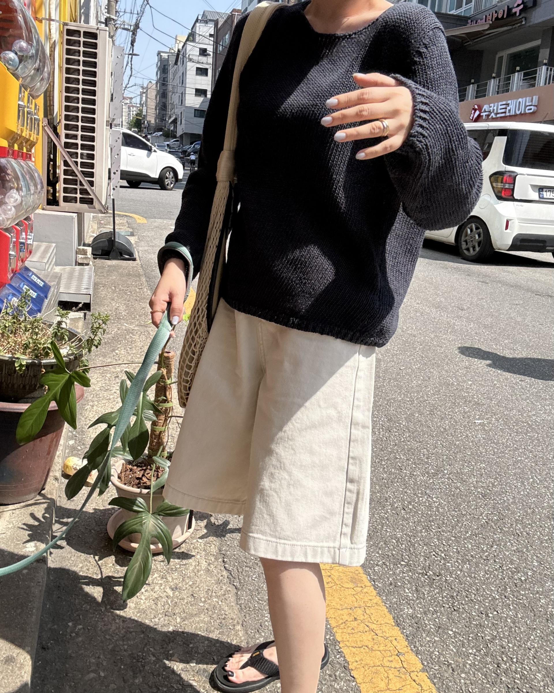 dolce knit (charcoal) 완