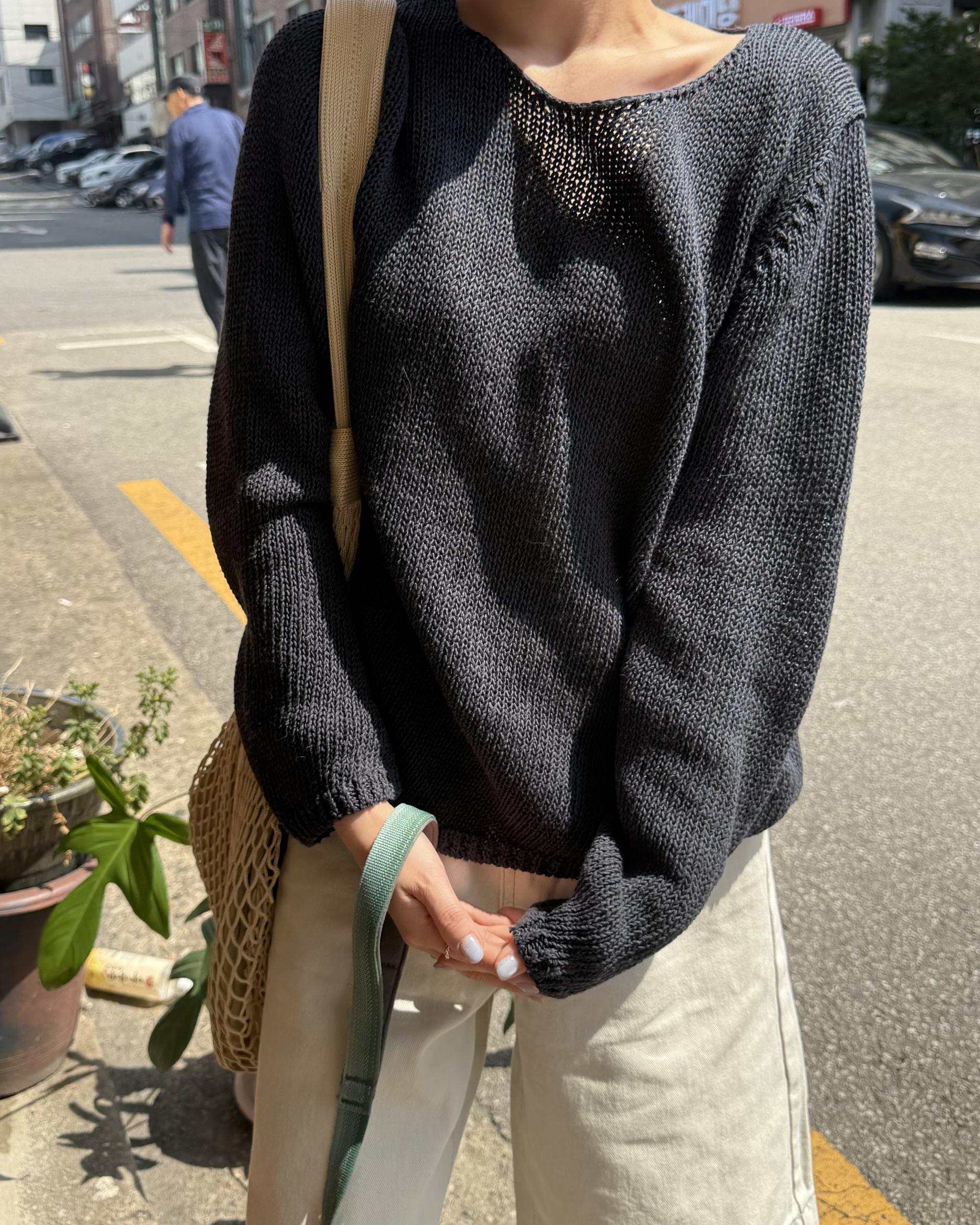 dolce knit (charcoal) 완