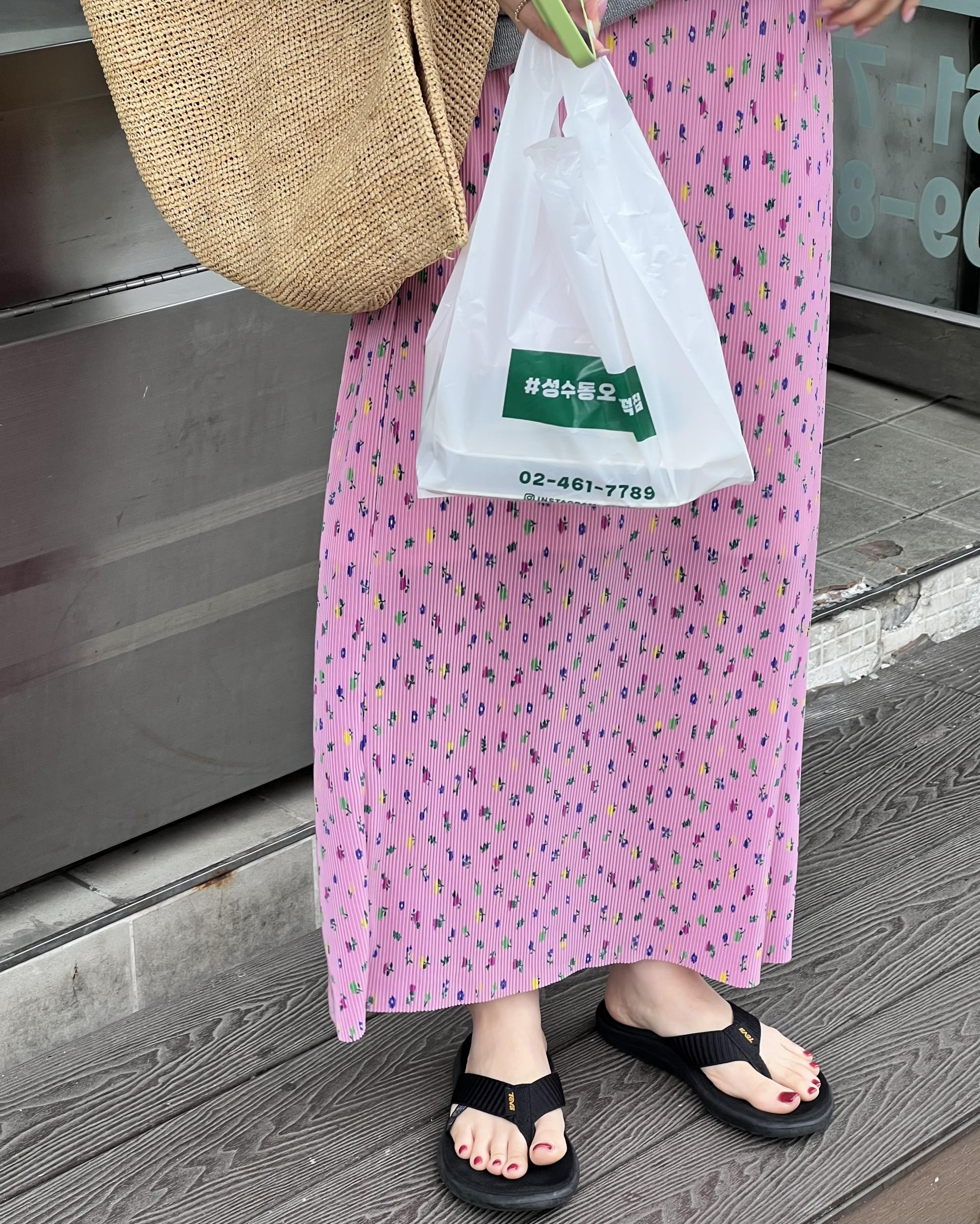 <made> penne skirt (bubble gum)
