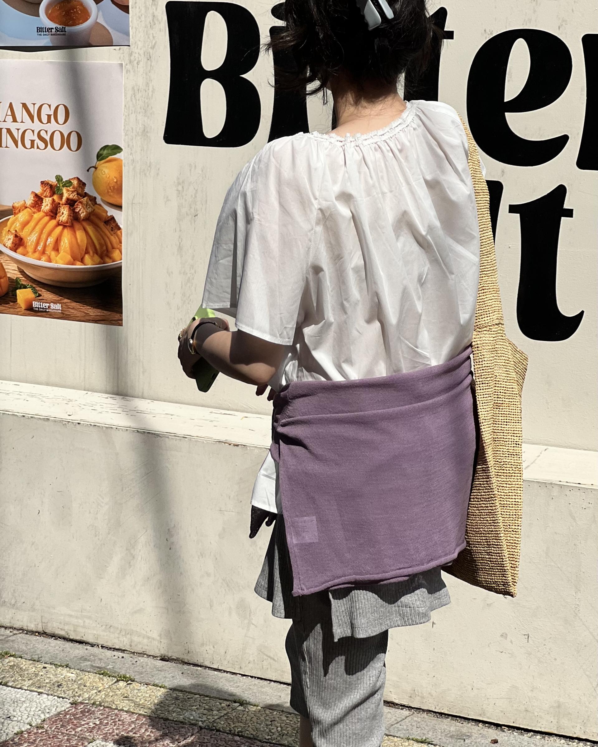 carol summer cardigan (purple)