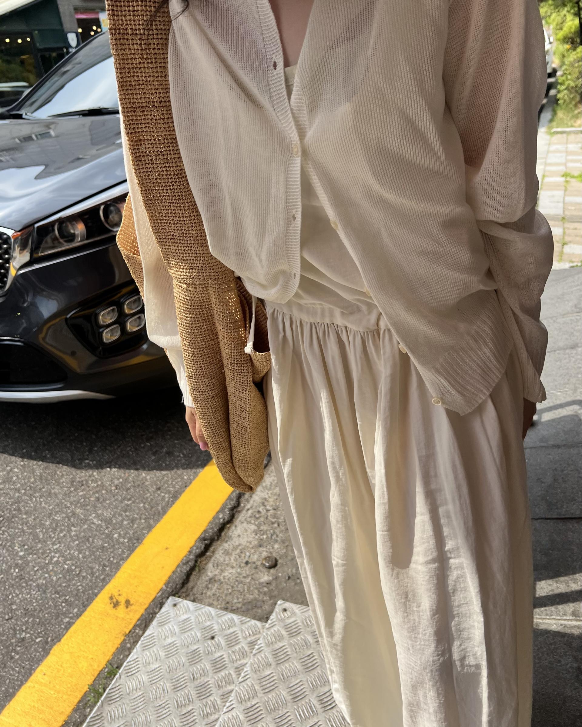 oatmeal dress (charcoal/cream)