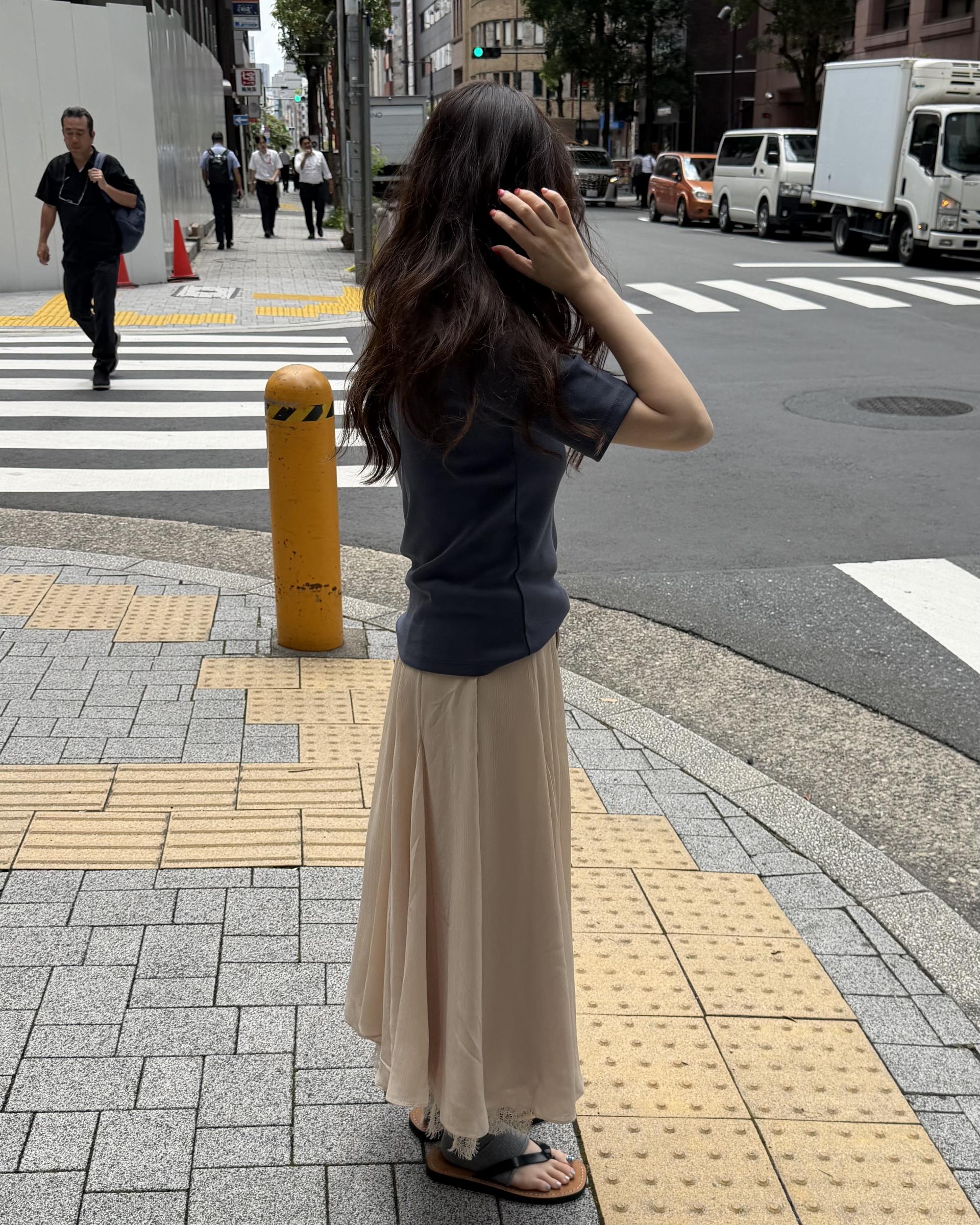 veil lace skirt