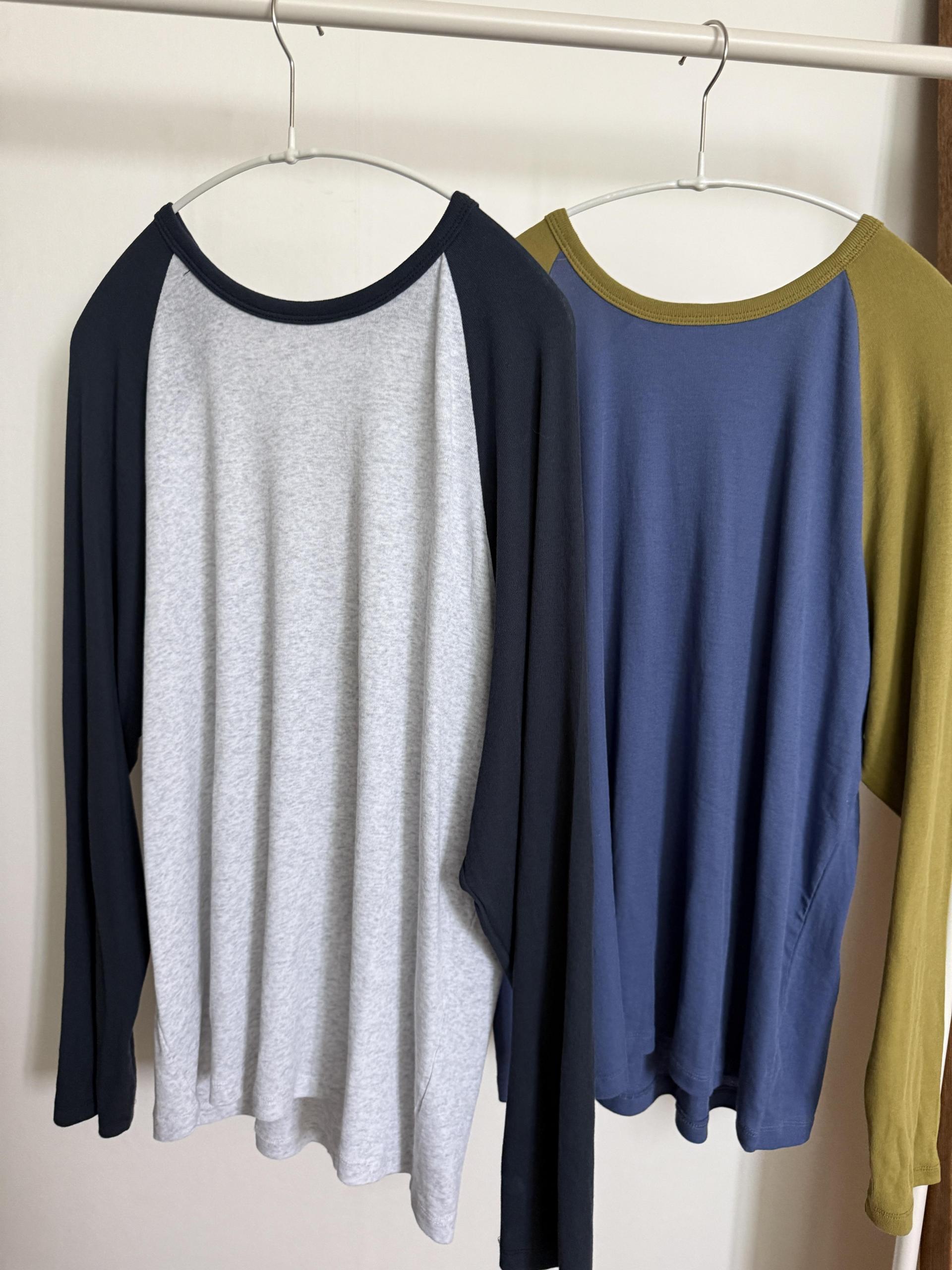 union raglan top (blue/navy)