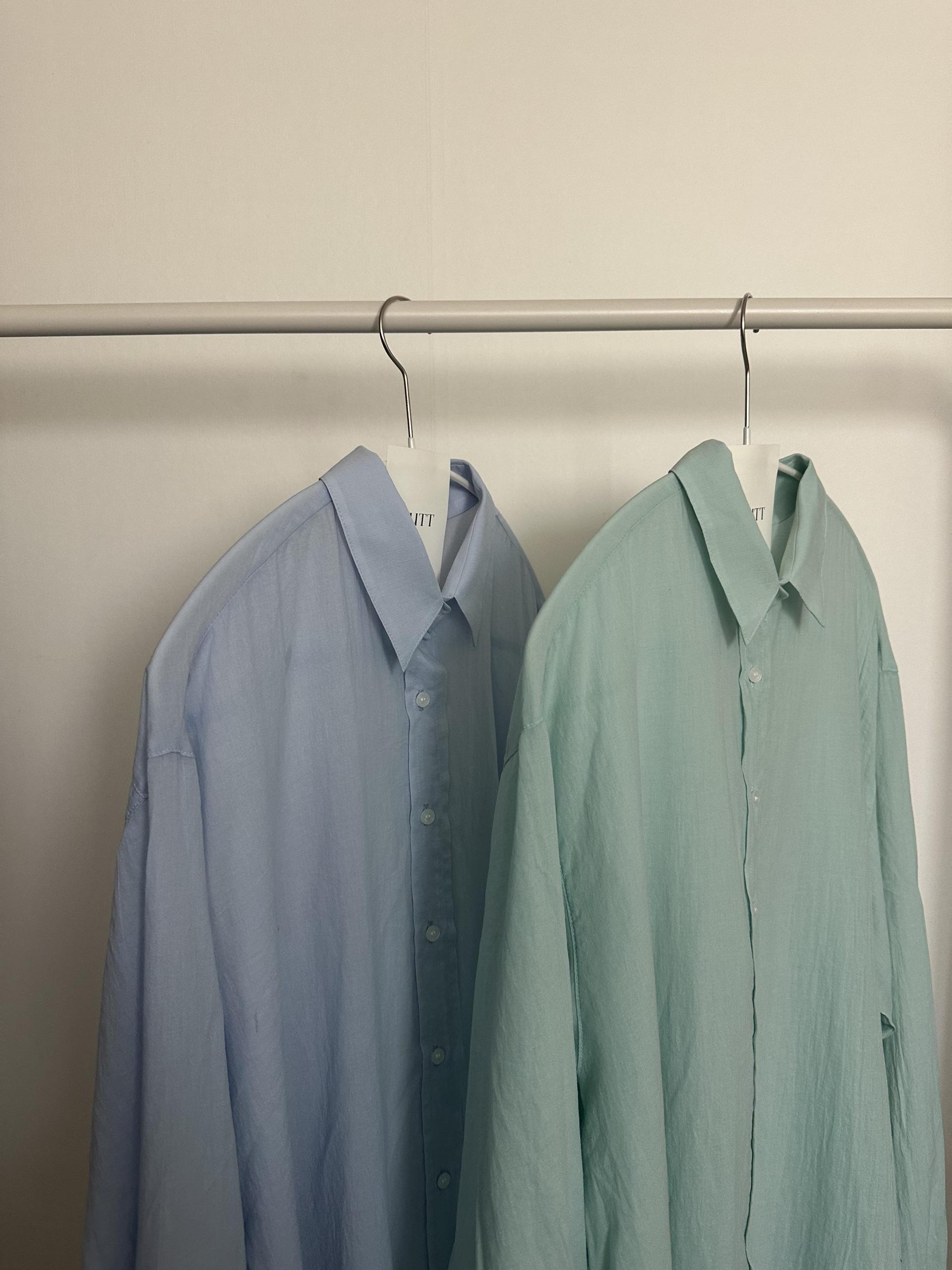boil summer shirts (mint/blue)