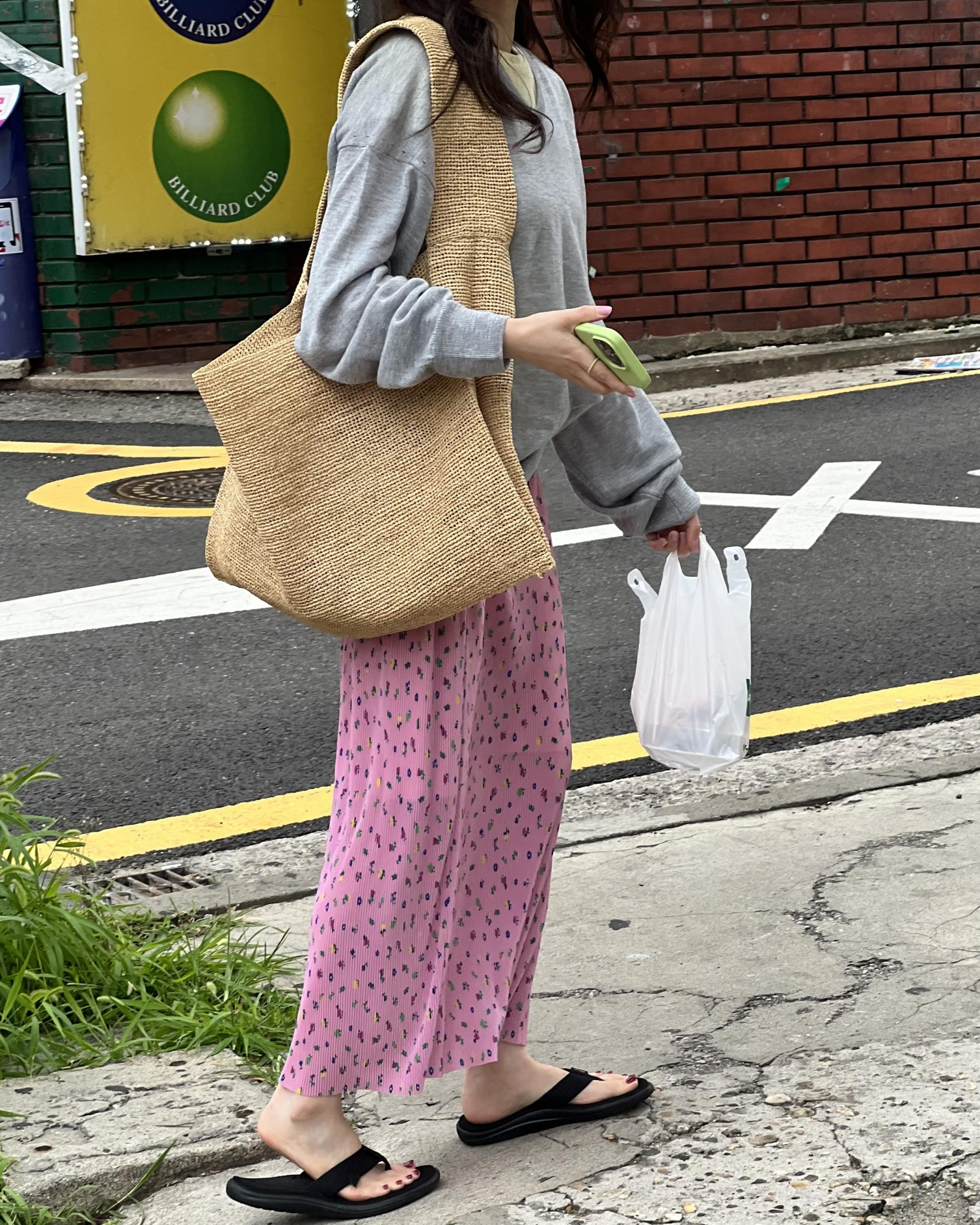<made> penne skirt (bubble gum)