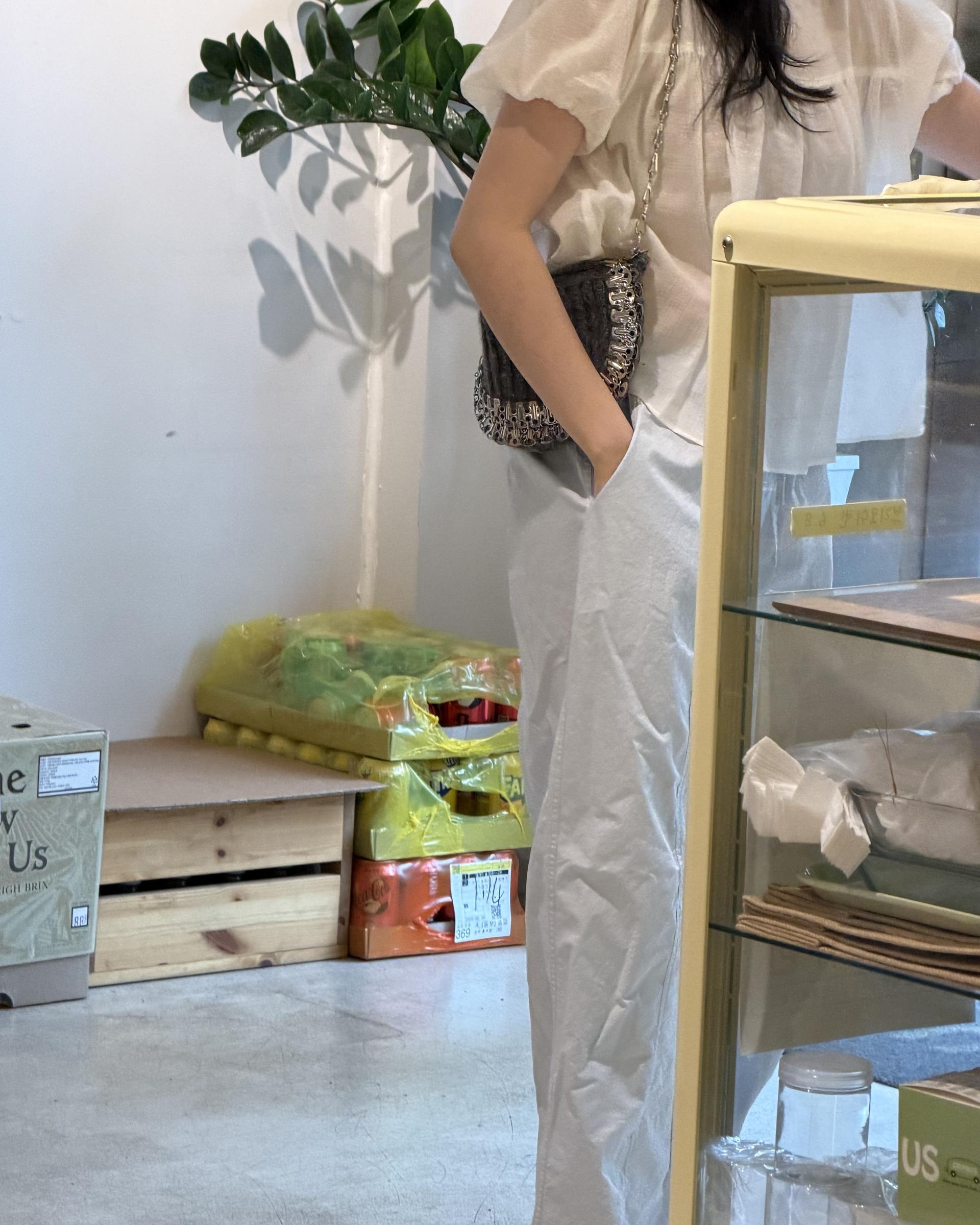 kid pants (butter/baby blue)