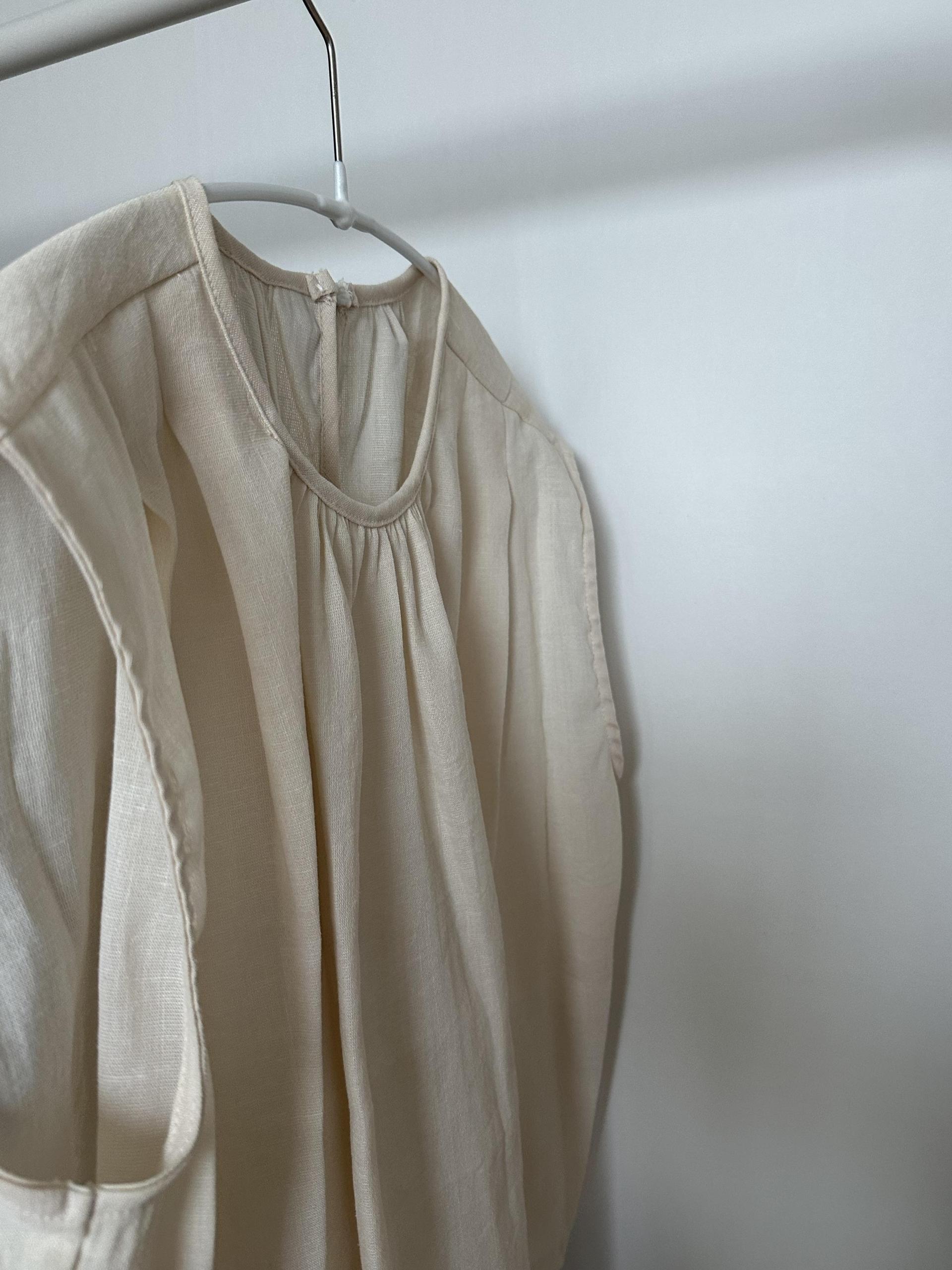 moris blouse (beige/brown)