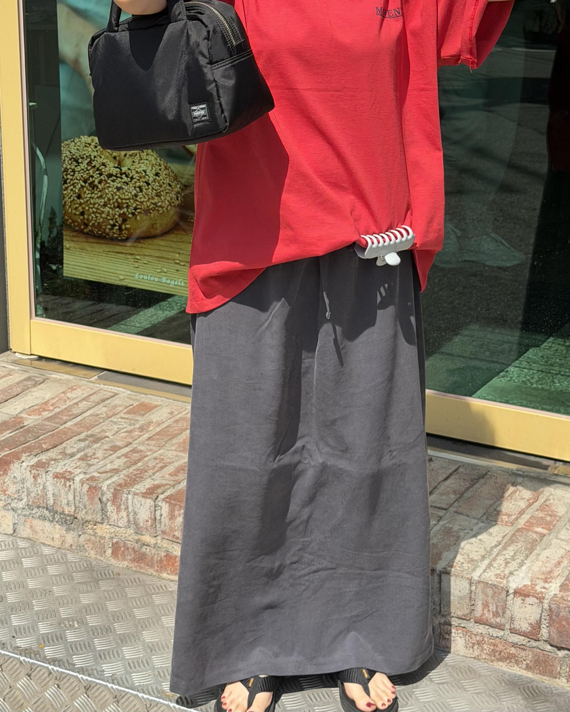 manhattan top (red/charcoal)