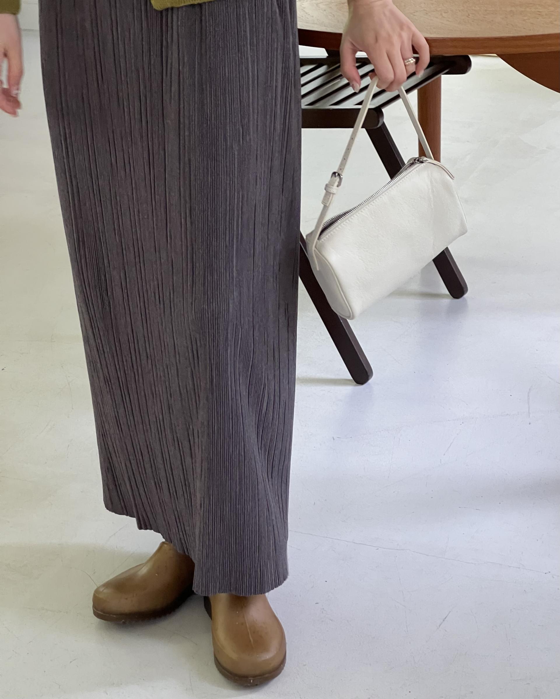 bowl round cardigan (grey/khaki/red)
