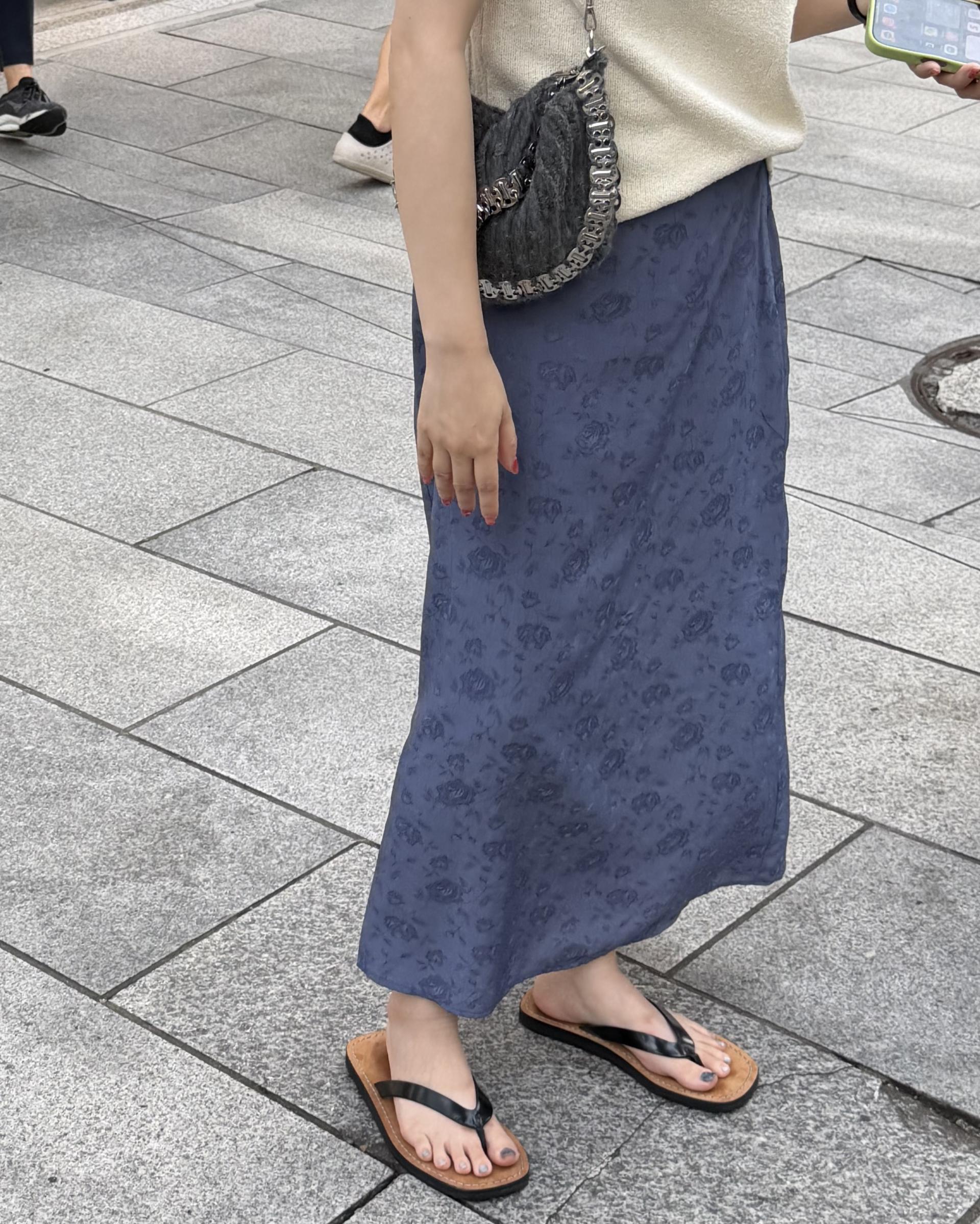 <made> Aoi jacquard skirt