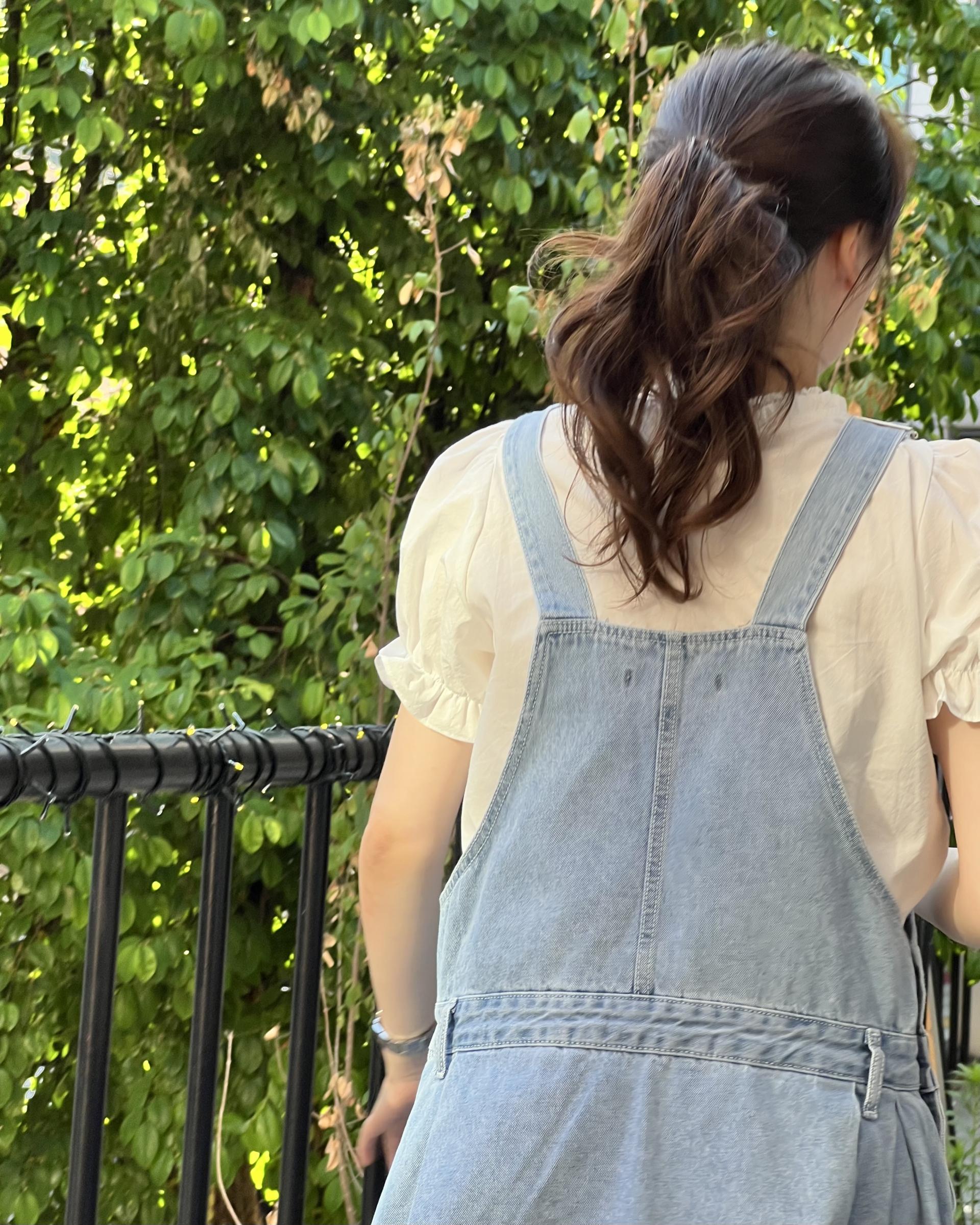 miguel denim overall 완