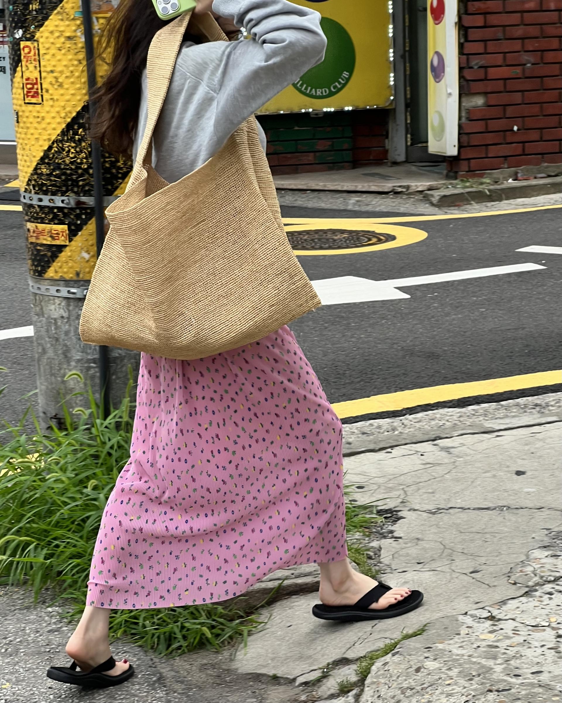 <made> penne skirt (bubble gum)