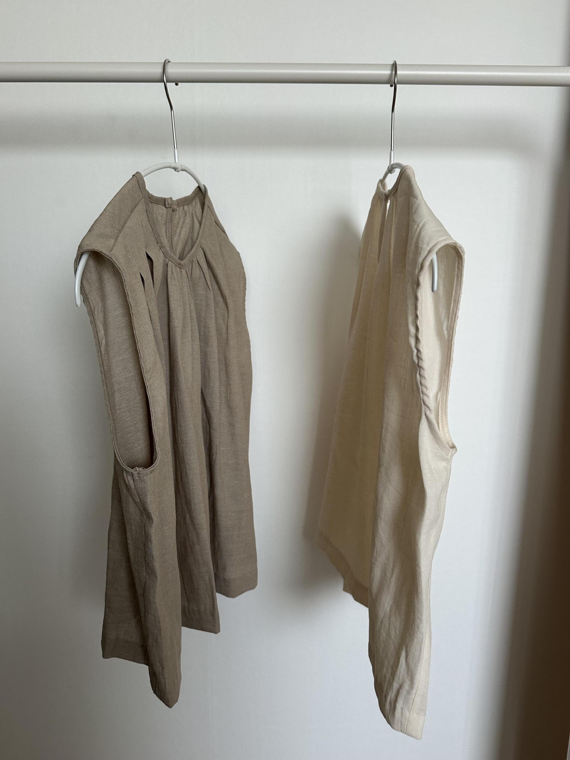moris blouse (beige/brown)