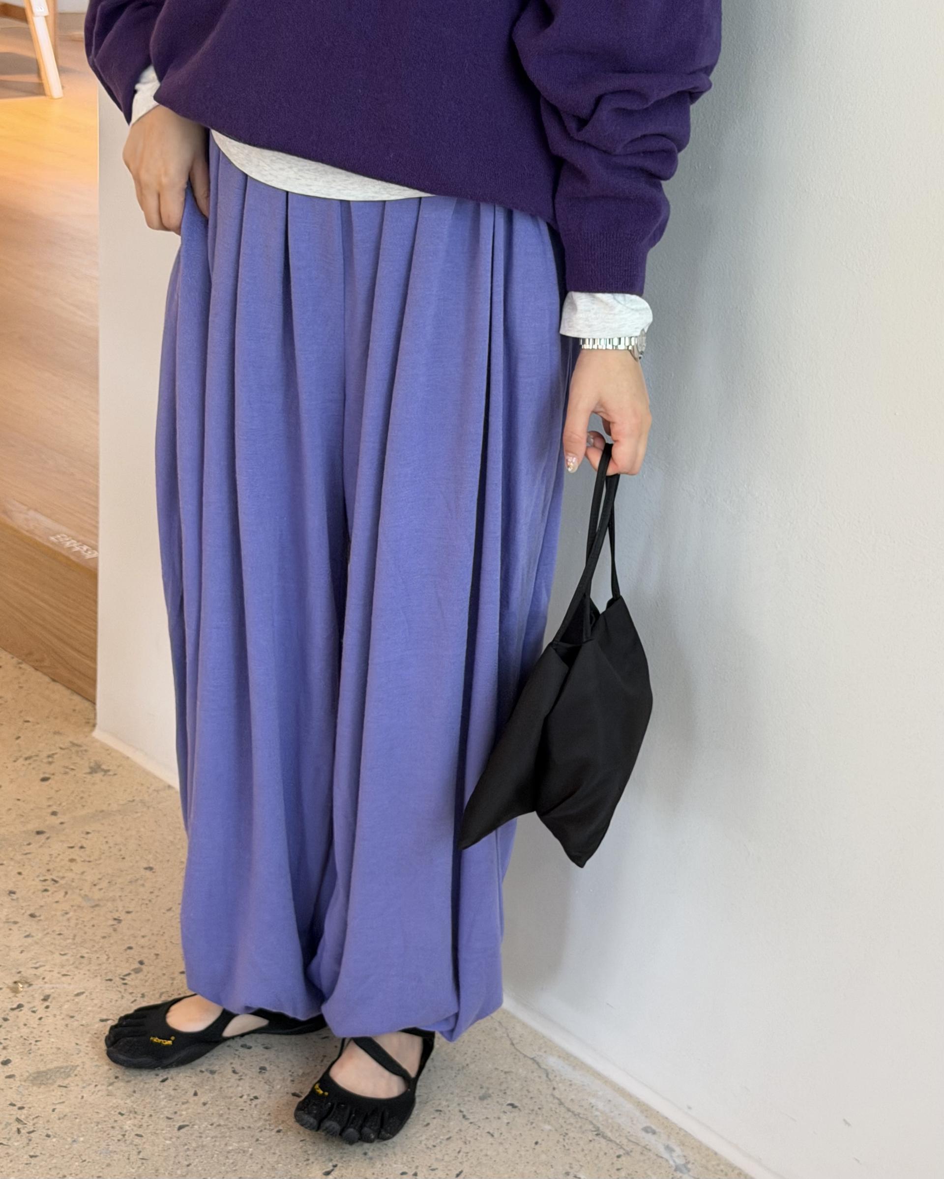 savanna harem pants (purple/charcoal/grey)