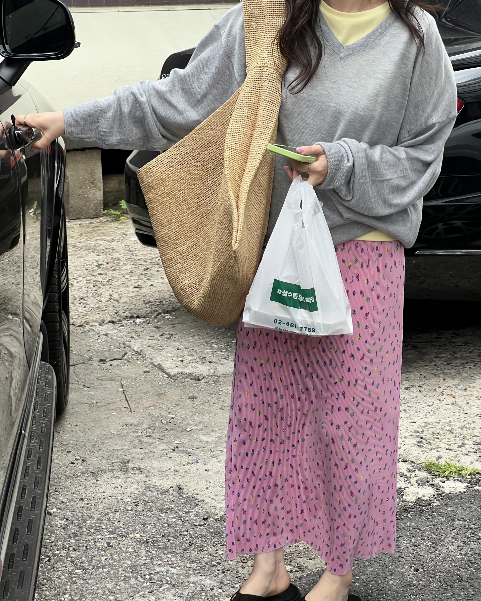 <made> penne skirt (bubble gum)