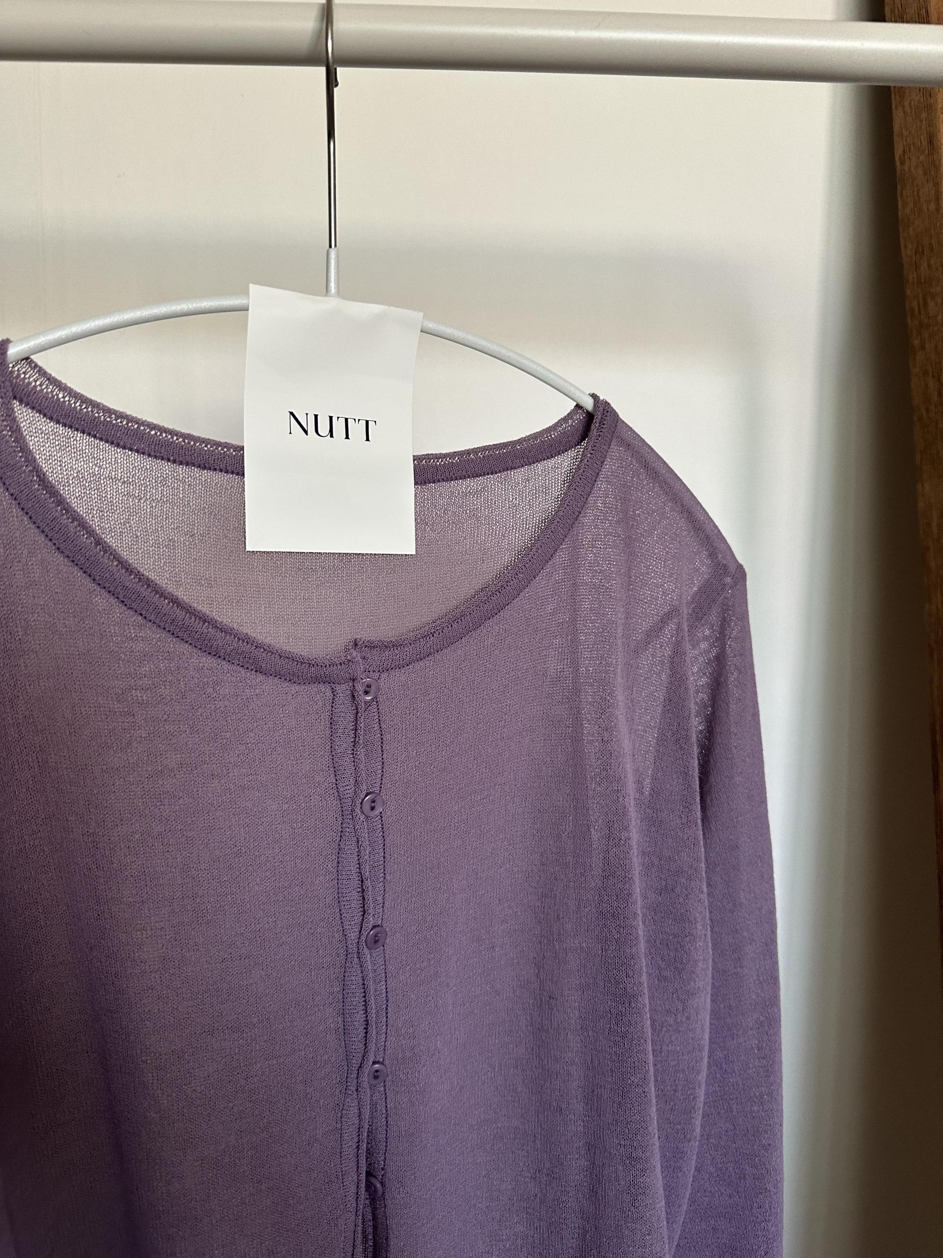 carol summer cardigan (purple)