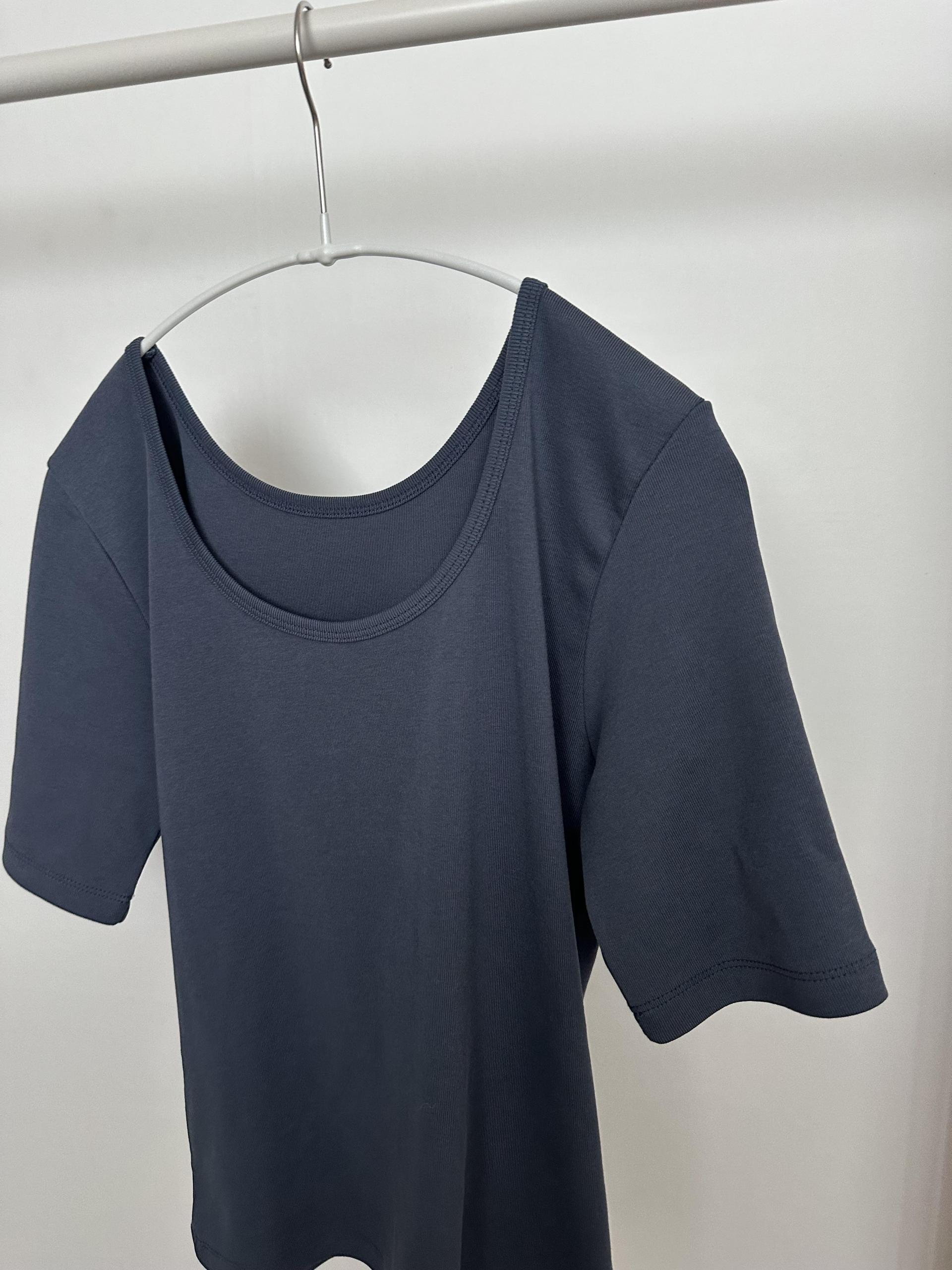 bobos u-neck top (deep blue)
