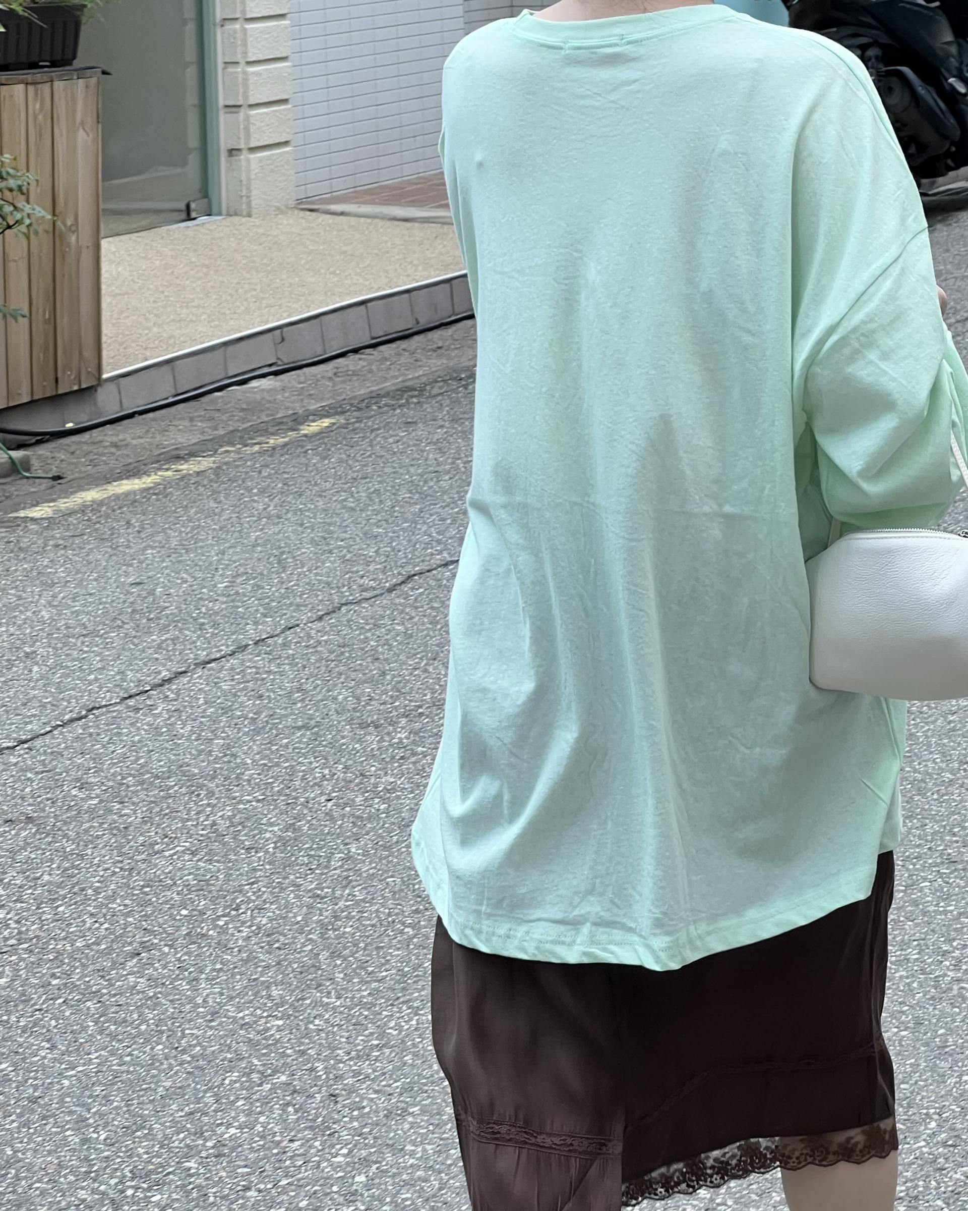 fruit top (white/mint/yellow/black/melange/pink)