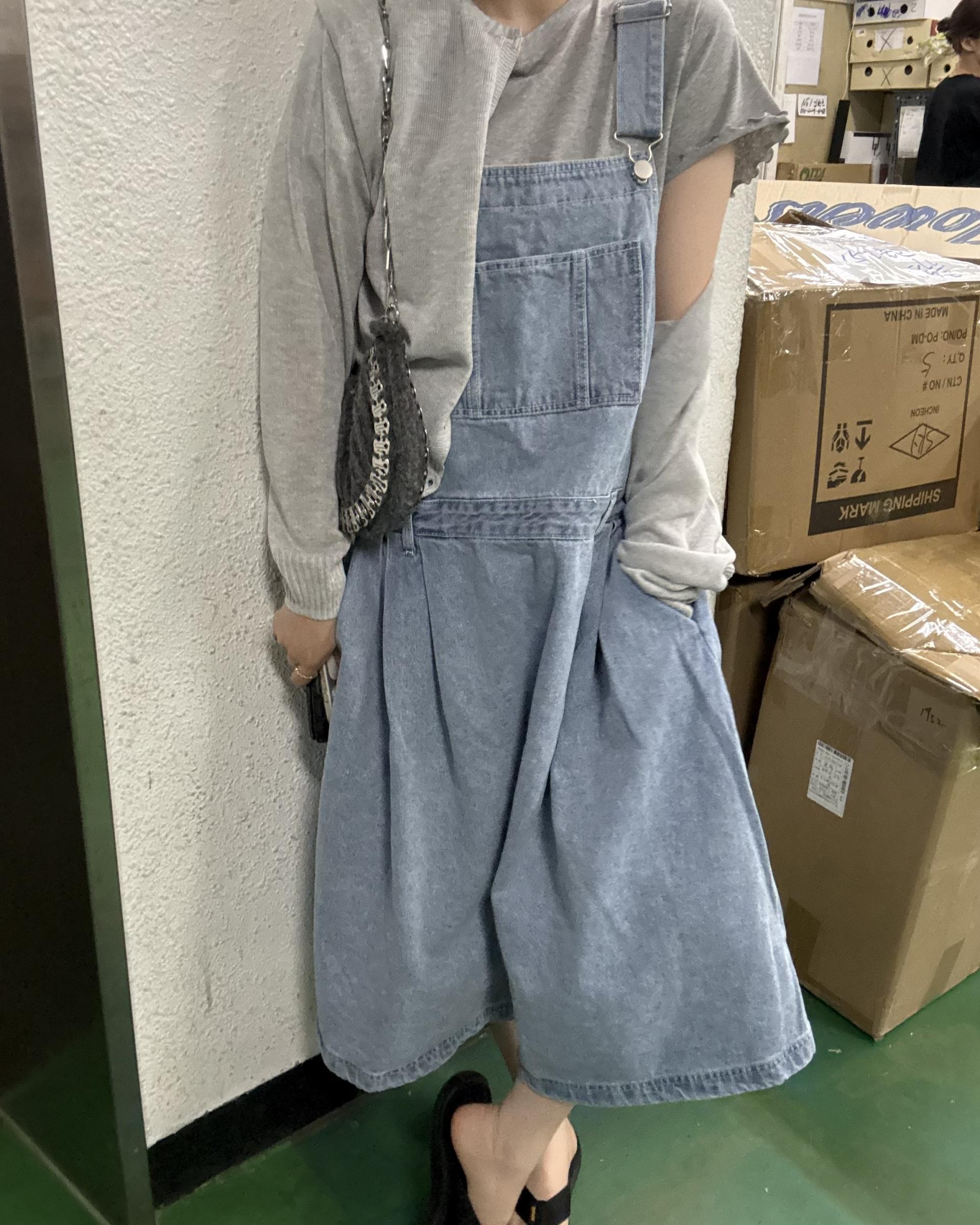 miguel denim overall